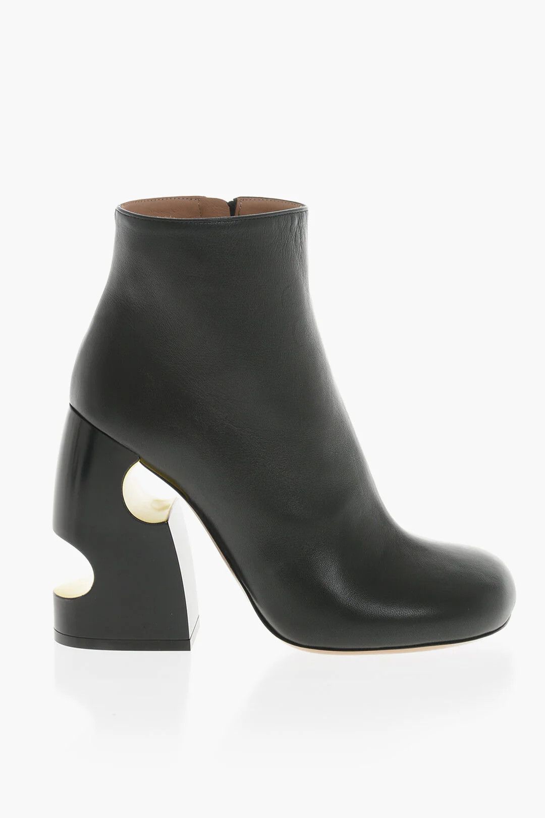 Off-White og1mm0426 Leather Ankle Boots in Black Size US 6 / IT 36 - 1 Thumbnail