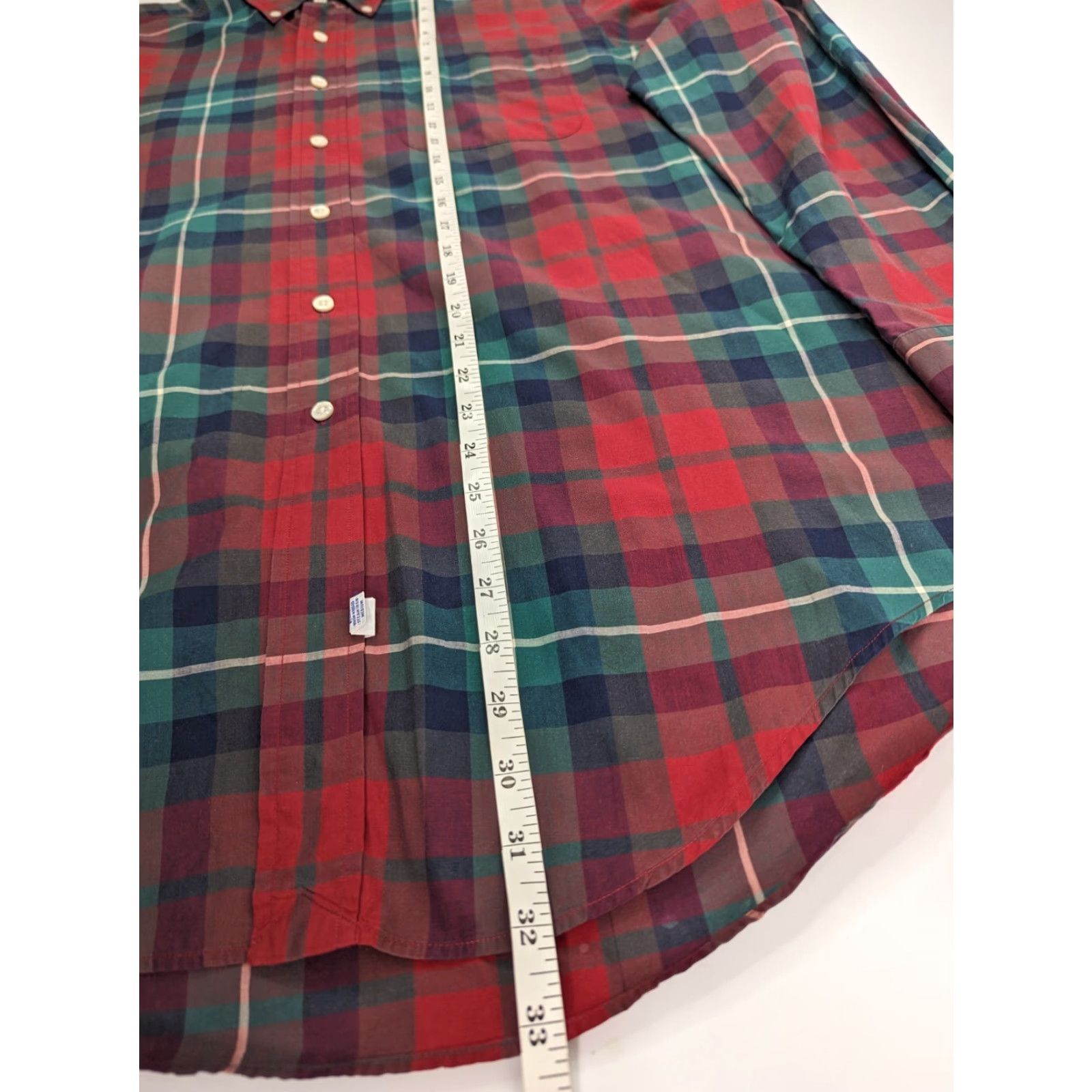 Ralph Lauren Ralph Lauren Shirt Men's Red Green Plaid Long Sleeve Button Down 16-34 Size US L / EU 52-54 / 3 - 6 Thumbnail
