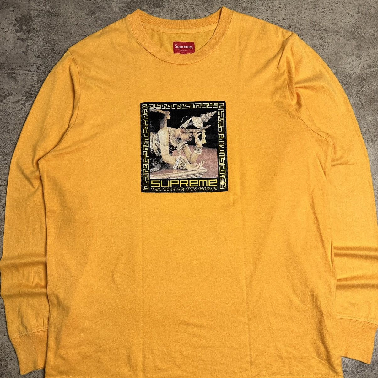Supreme Supreme Best In The World Long Sleeve Size US S / EU 44-46 / 1 - 4 Thumbnail