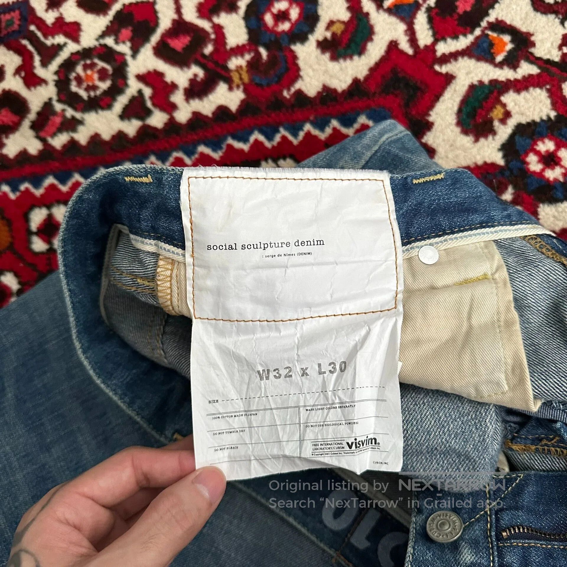 Visvim visvim 16ss 04d10 Jeans W32L30. Size US 32 / EU 48 - 6 Thumbnail