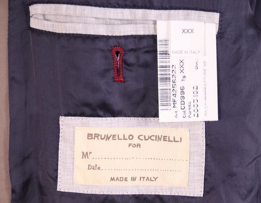Brunello Cucinelli Brunello Cucinelli Pocket Detail Jacket Size US XXL / EU 58 / 5 - 6 Thumbnail