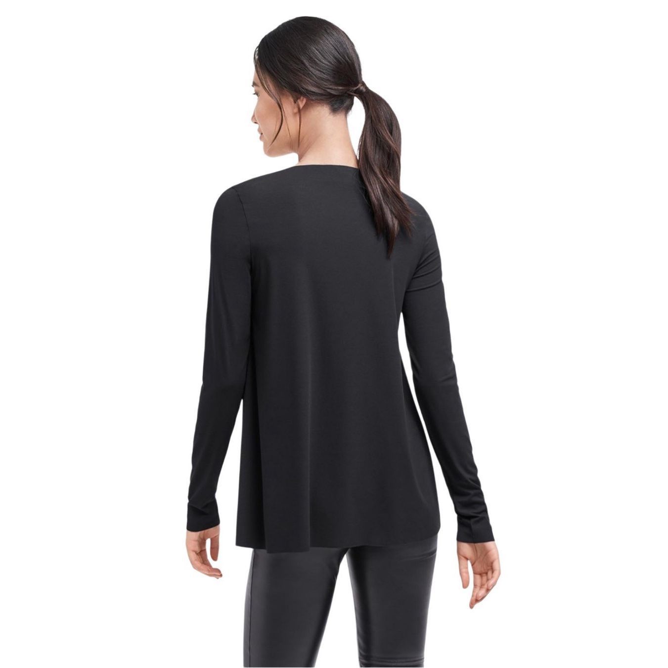 Wolford Wolford Aurora Pure Top Long Sleeves Navy Opal NWT XS Size XS / US 0-2 / IT 36-38 - 2 Thumbnail