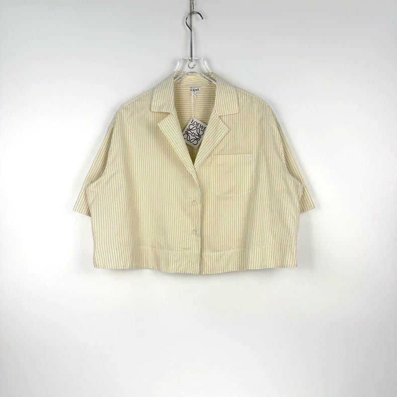 Loewe LOEWE Yellow and blue vertical embroidery logo short sleev Size M / US 6-8 / IT 42-44 - 3 Thumbnail