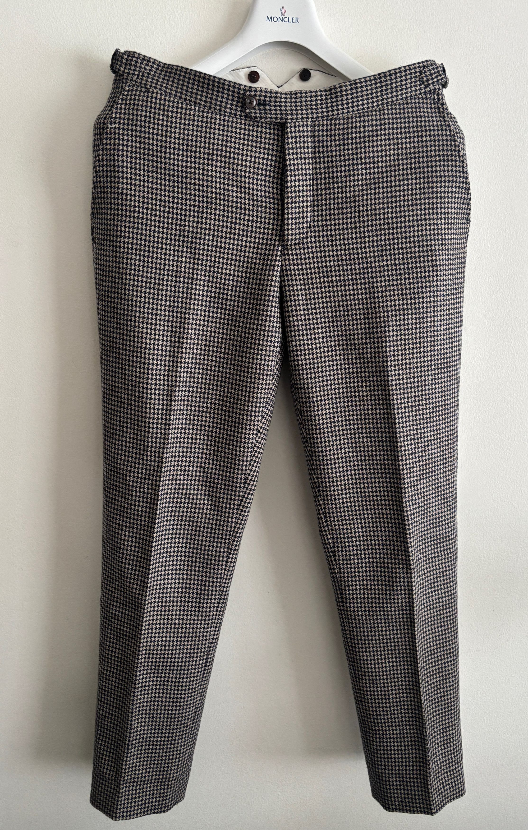 Suitsupply $295 Wool Cashmere Trousers/ Pants- Beige/Navy - 30 Size US 30 / EU 46 - 1 Thumbnail