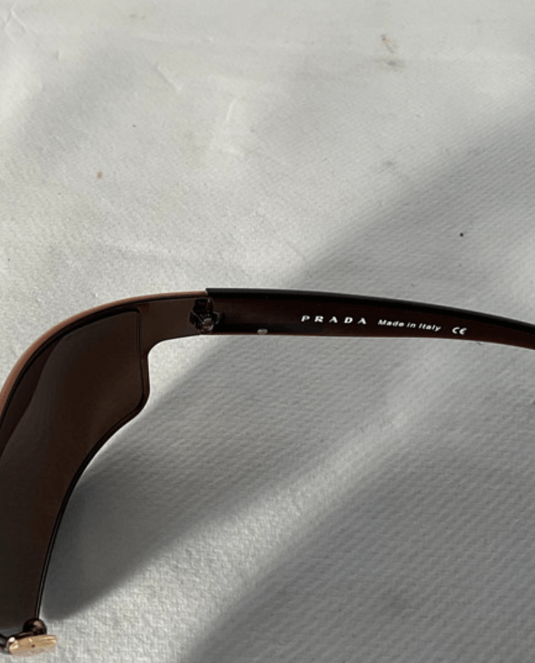 Prada × Vintage PRADA Sunglasses Wrap Star Rimless Luna Rossa Vintage Size ONE SIZE - 5 Thumbnail