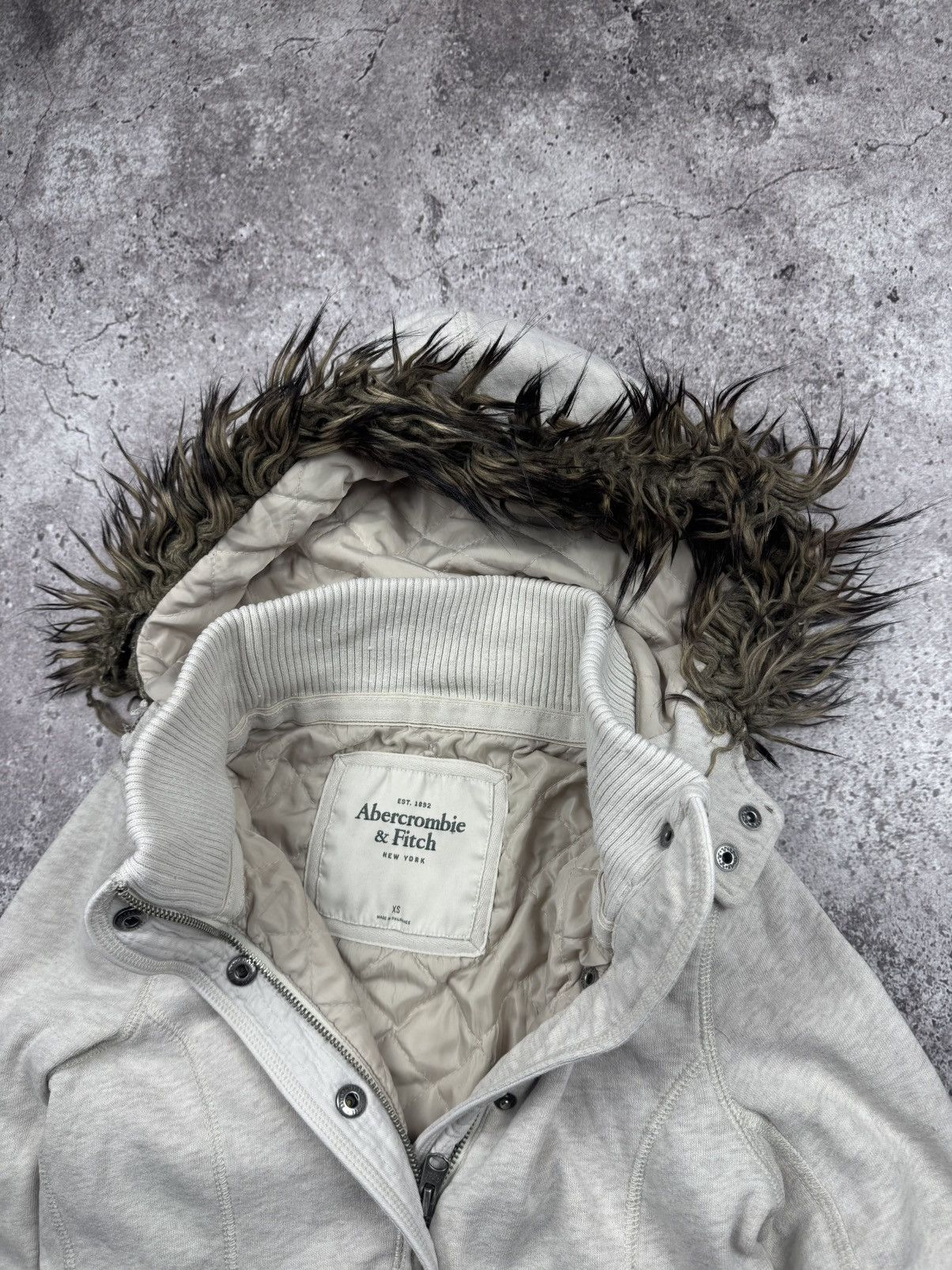 Abercrombie & Fitch 🔥 If six was nine Style Abercrombie & Fitch fur Zip Hoodie Size US S / EU 44-46 / 1 - 6 Thumbnail