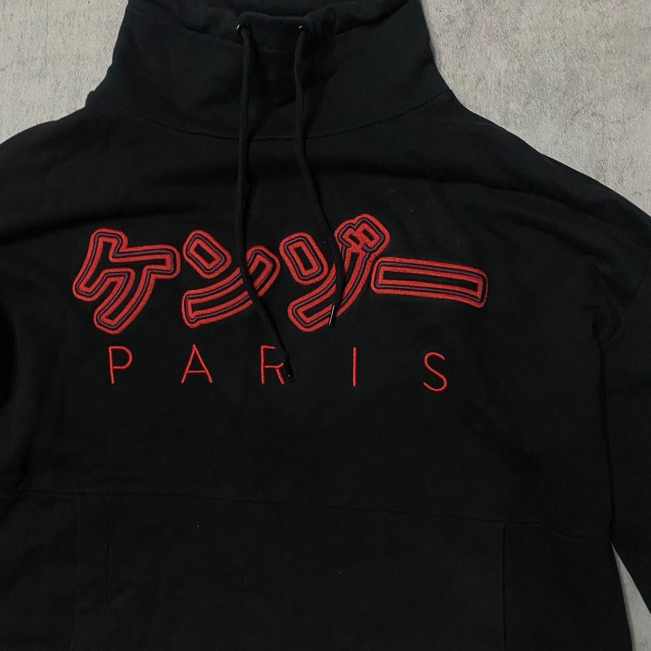 Kenzo Kenzo Paris hoodie in black and red Size US M / EU 48-50 / 2 - 2 Thumbnail