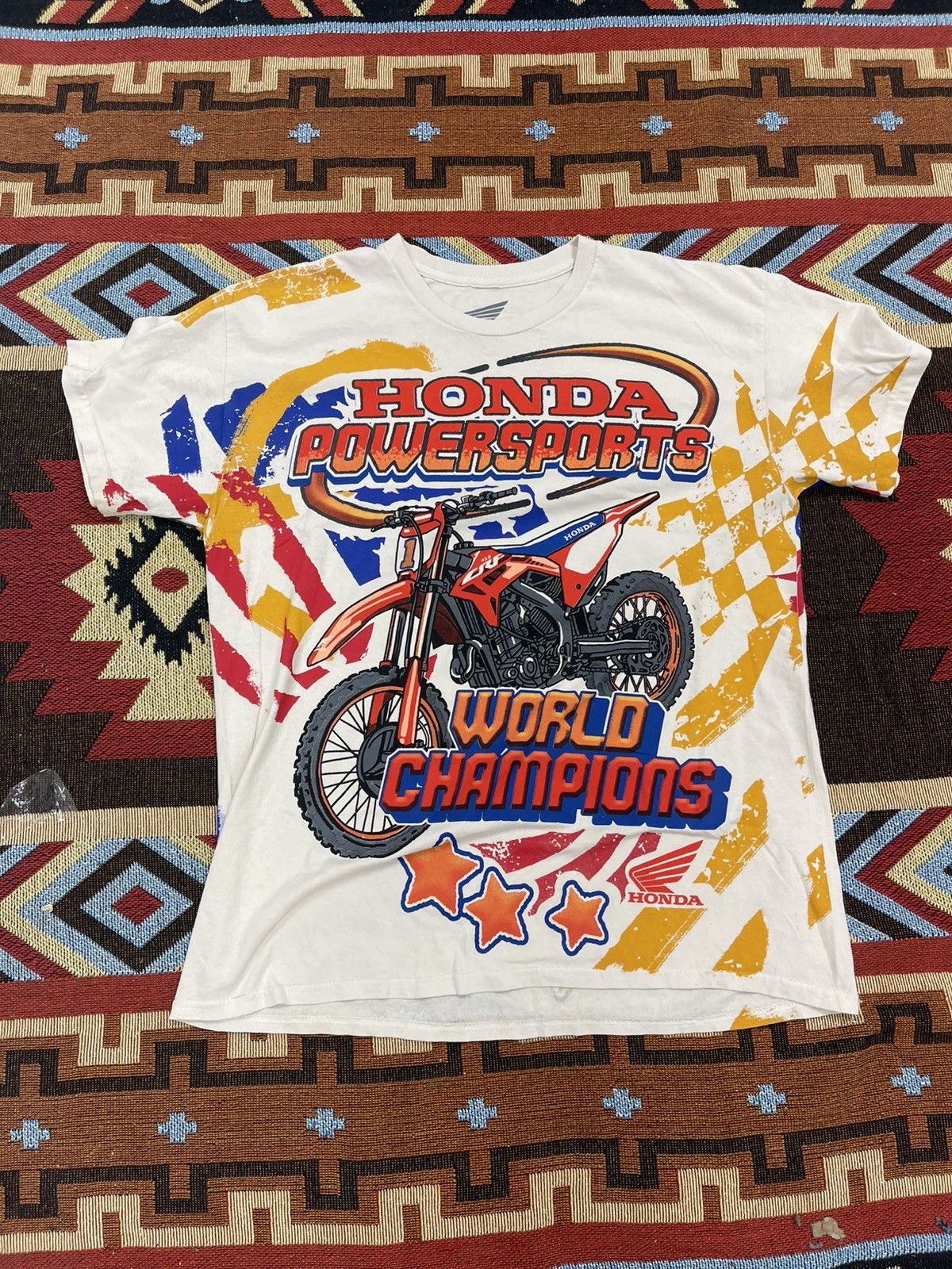 Honda × NASCAR Y2K HONDA MOTOCROSS TEE Size US M / EU 48-50 / 2 - 1 Thumbnail