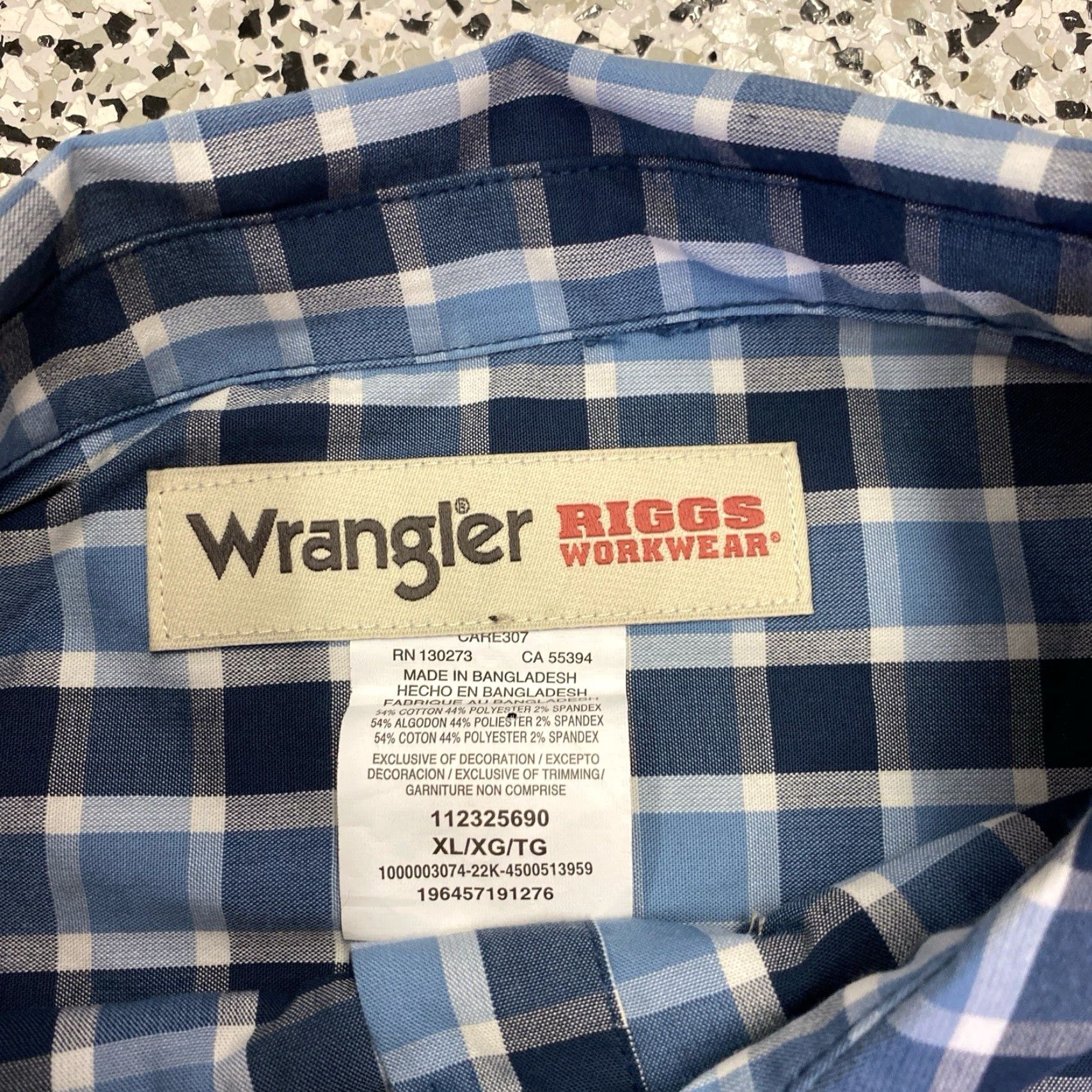 Wrangler Wrangler Shirt Women XL Blue Plaid Print Button Down NWT Workwear Casual Size XL / US 12-14 / IT 48-50 - 3 Thumbnail
