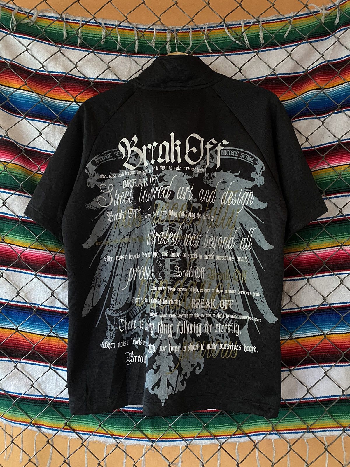 If Six Was Nine Break off Punk Harajuku style Shirt Zipper Size US L / EU 52-54 / 3 - 1 Thumbnail