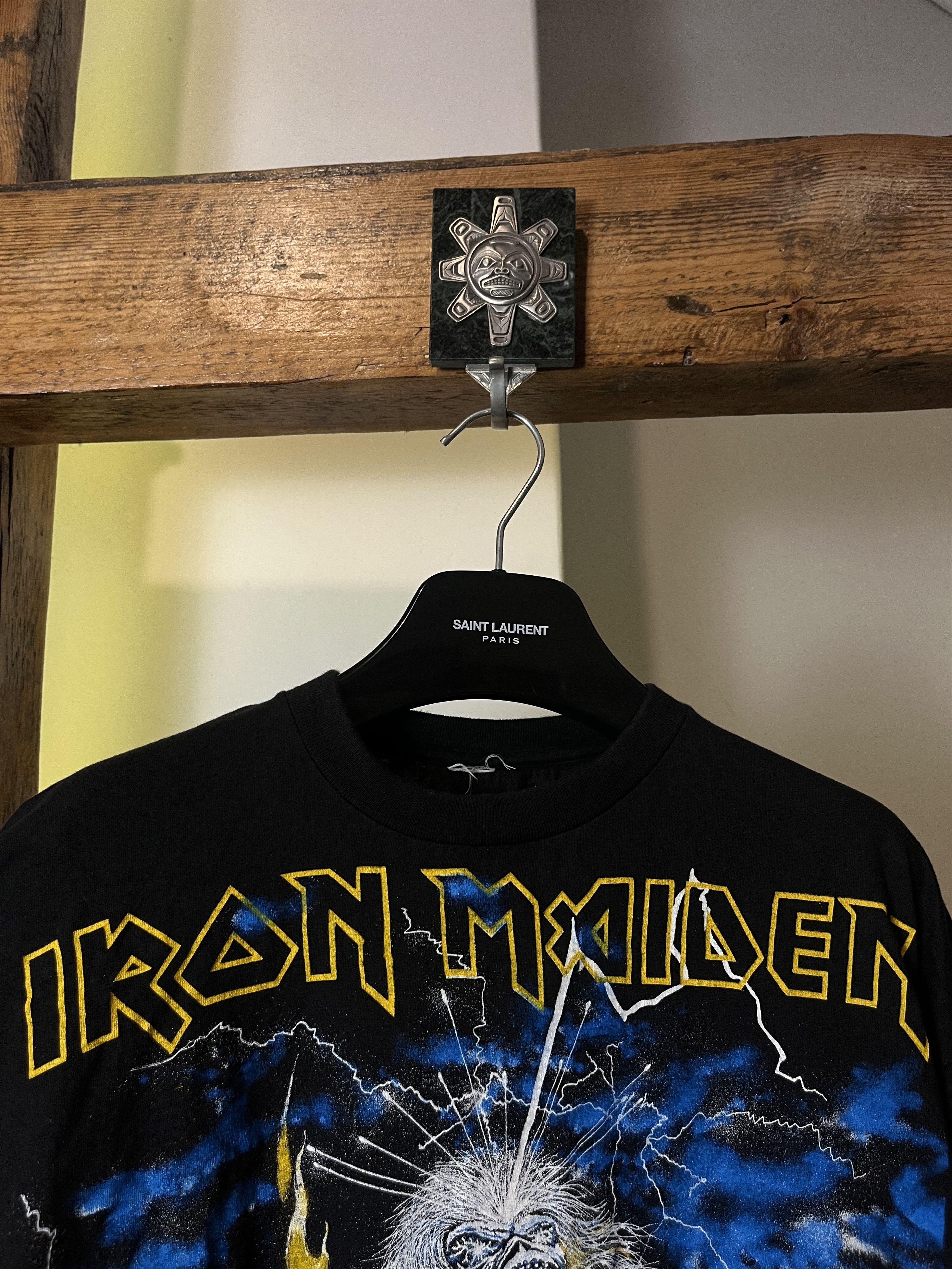 Band Tees × Iron Maiden × Vintage 1985 Iron Maiden Live After Death AOPSingle Stitch Size US L / EU 52-54 / 3 - 3 Thumbnail