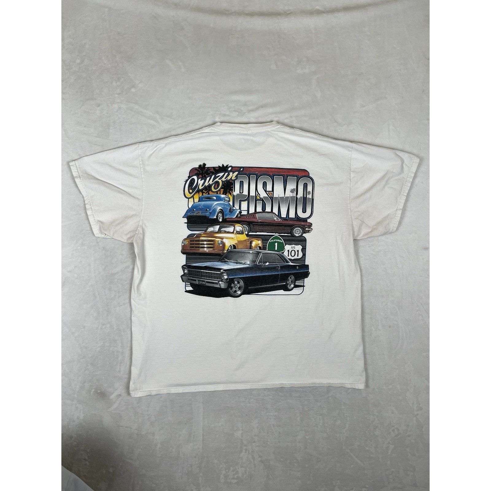 Other Vintage Cruzin Pismo Beach T-Shirt Size 2XL Car Show Hot Rod Size US XXL / EU 58 / 5 - 8 Thumbnail