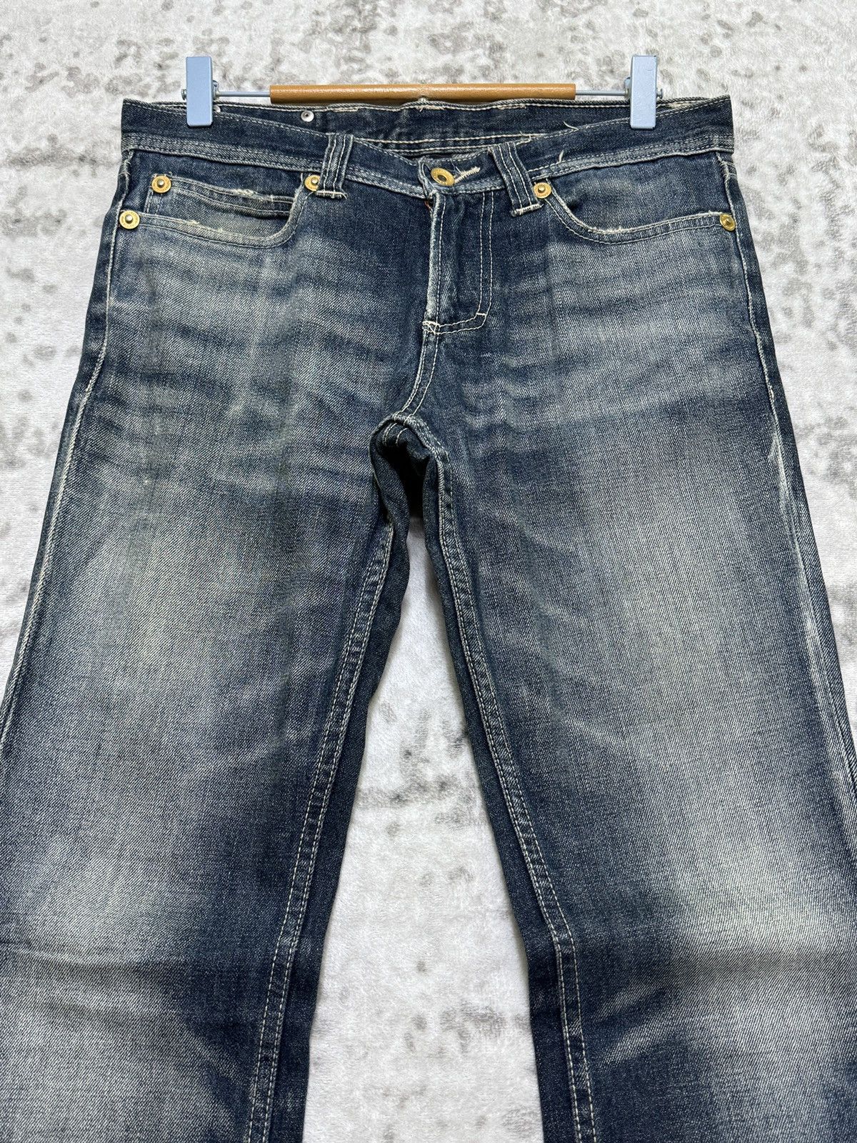 semanticdesign 2000s Semantic Design Mud Wash Clawmark Zipper Pocket Jeans Size US 31 - 3 Thumbnail