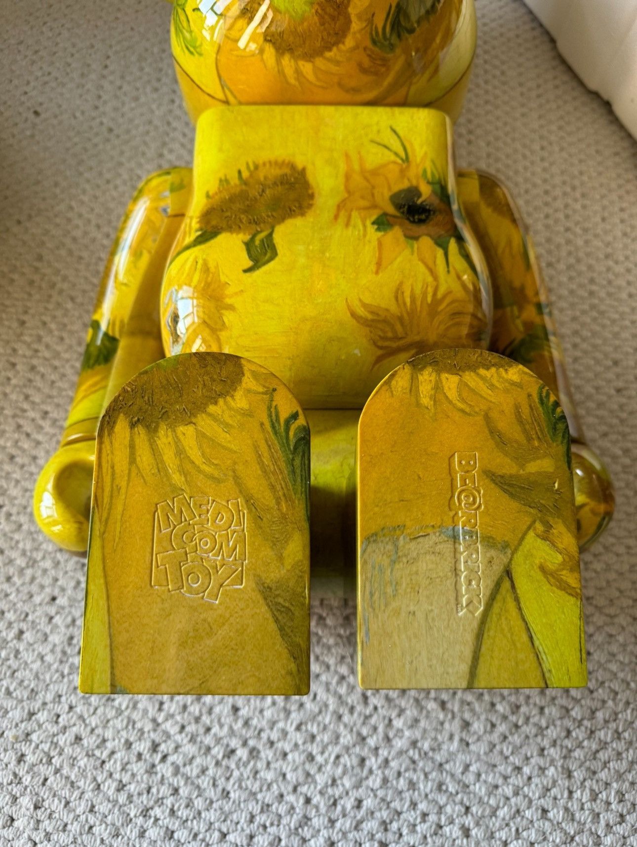 Medicom Toy Bearbrick Van Gogh Museum Sunflowers Yellow 1000% Size ONE SIZE - 8 Thumbnail