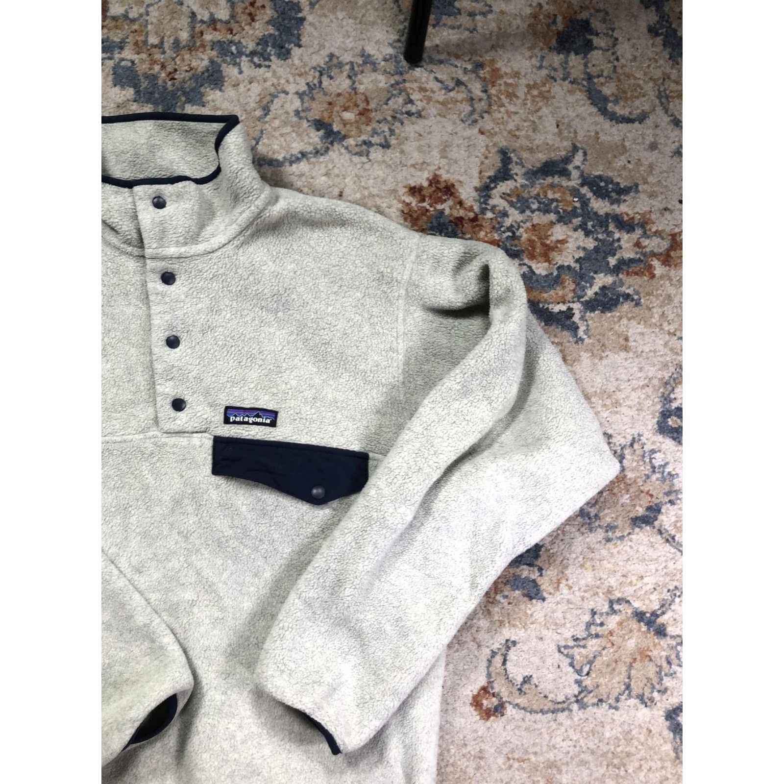 Patagonia Patagonia Jacket Mens Small Gray Synchilla Fleece 1/4 Snap Pullover Outdoor Size US S / EU 44-46 / 1 - 4 Thumbnail