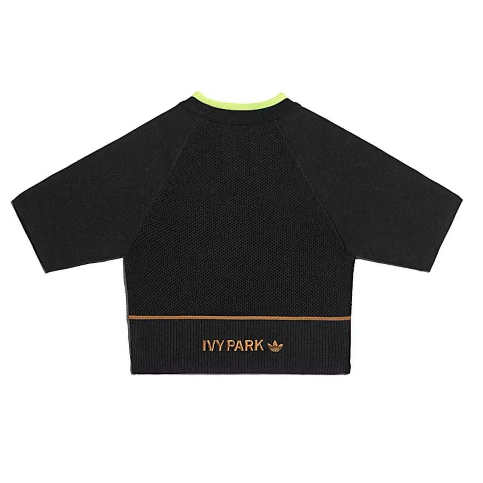 Ivy Park 2020 Ivy Park Knit Crop Top in Black Size M / US 6-8 / IT 42-44 - 2 Thumbnail