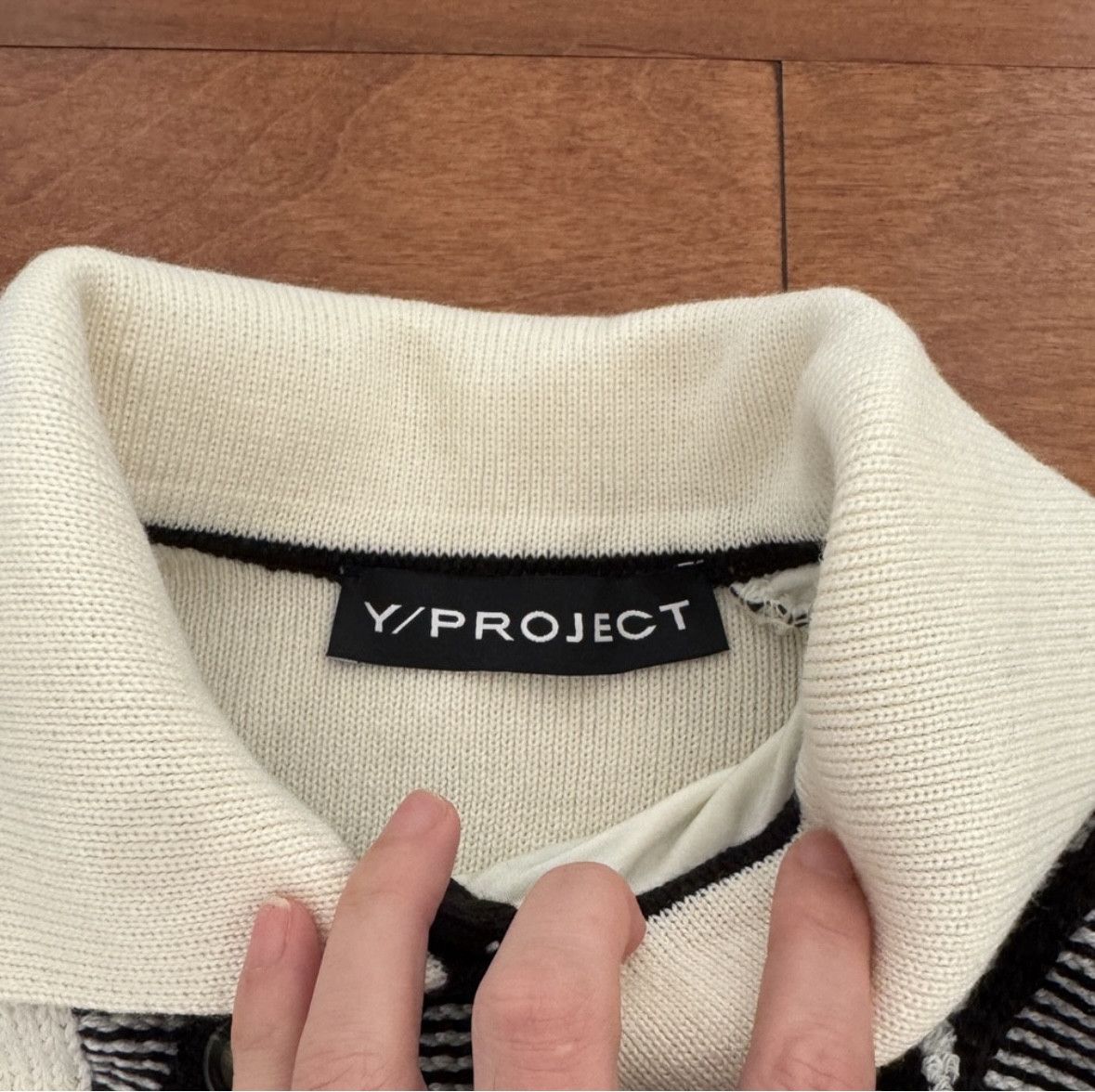 Y/Project F/W 2020 Twisted Argyle Sweater Dress Size XS / US 0-2 / IT 36-38 - 5 Thumbnail