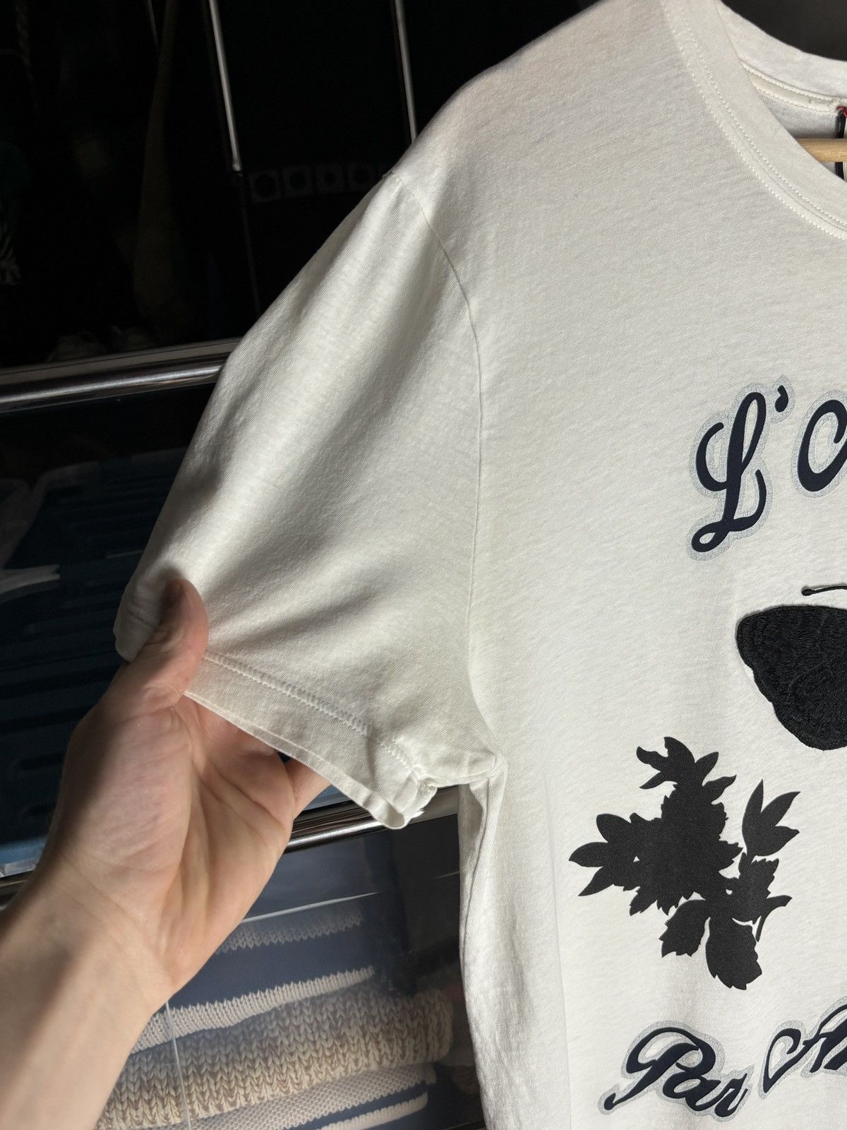 Gucci Gucci F/W 2016 L'Aveugle Par Amour Vintage Rare Moth Era Tee Size US S / EU 44-46 / 1 - 6 Thumbnail
