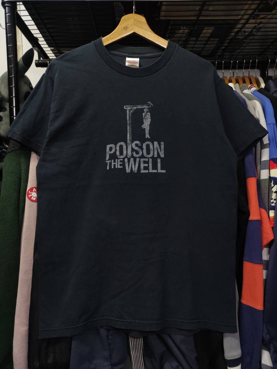 Band Tees Vtg 00's Poison The Well Band " The Hanged Man " T-Shirt Size US M / EU 48-50 / 2 - 2 Thumbnail