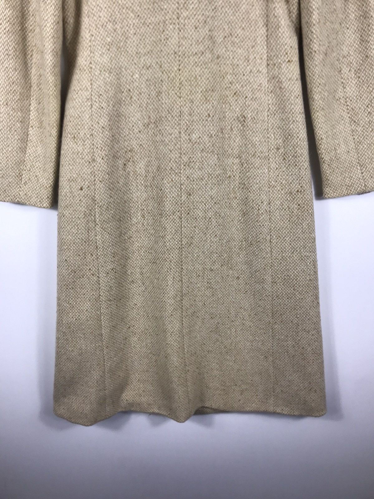 Jil Stuart ⚡️Vintage Jill Stuart Tweed Double Breast Long Coat Size S / US 4 / IT 40 - 20 Thumbnail