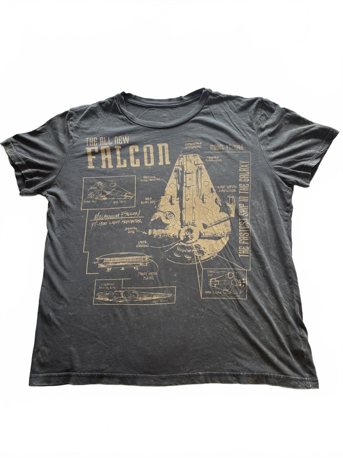 Disney Disney Star Wars Millennium Falcon Graphic Tee Size US L / EU 52-54 / 3 - 1 Thumbnail