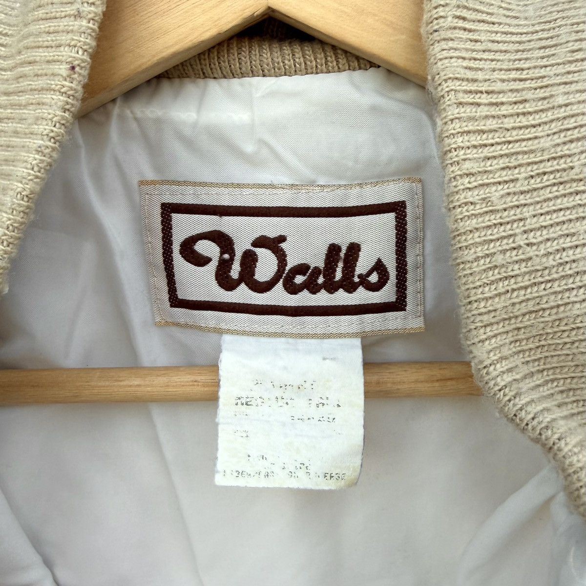 Other Vintage 80s Walls Western Bomber Chain Stitch Jacket White Size US M / EU 48-50 / 2 - 3 Thumbnail
