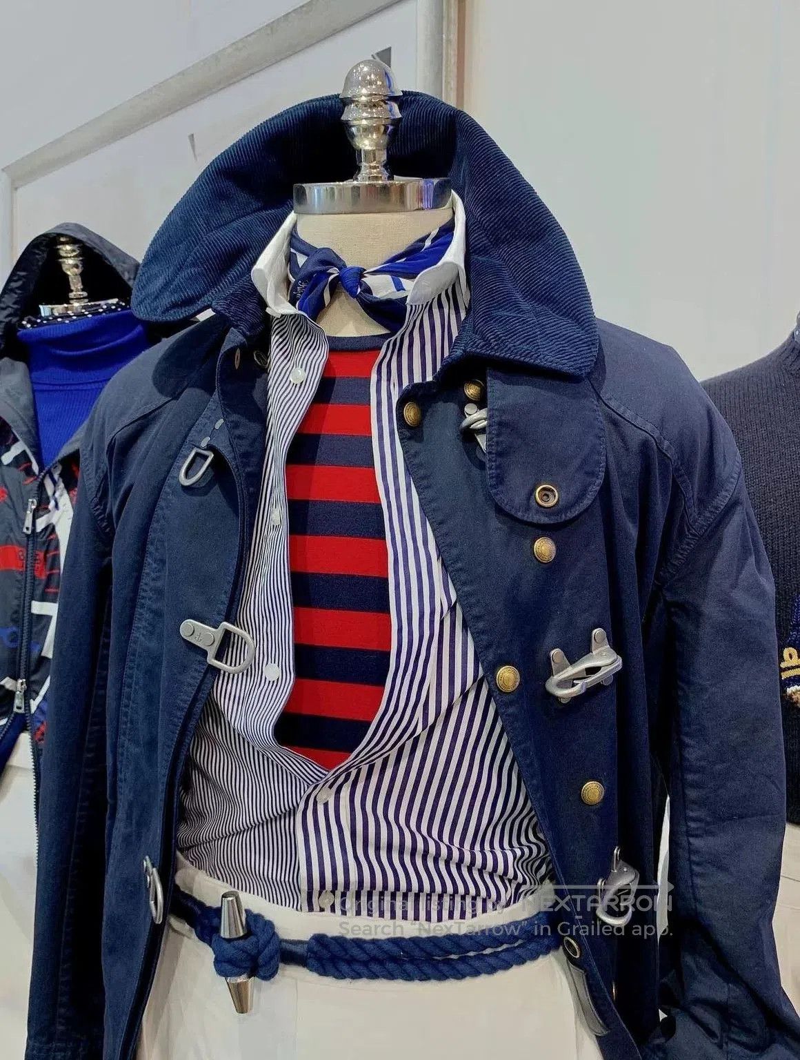 Polo Ralph Lauren Polo Ralph Lauren Navy Lobster Clasp Fireman Jacket. Size US L / EU 52-54 / 3 - 1 Thumbnail