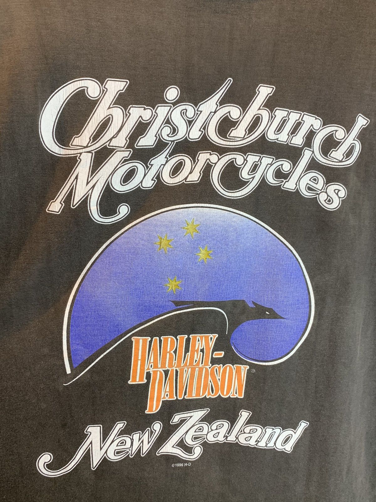 Harley Davidson *RARE* Vintage 90’s Harley Davidson New Zealand Kiwi T-Shirt Size US L / EU 52-54 / 3 - 6 Thumbnail