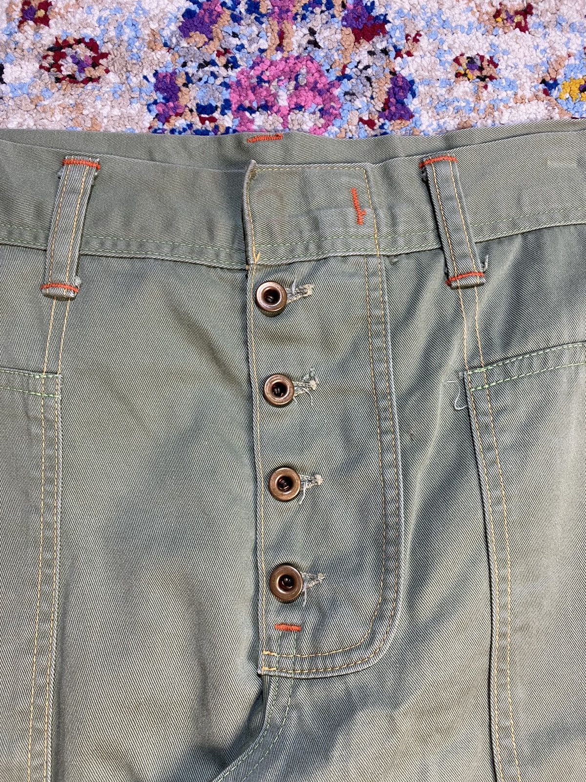 Evisu × Vintage Evisu Lot 9055 London Brother Nippon Fatigue Pants W36 Size US 36 / EU 52 - 5 Thumbnail