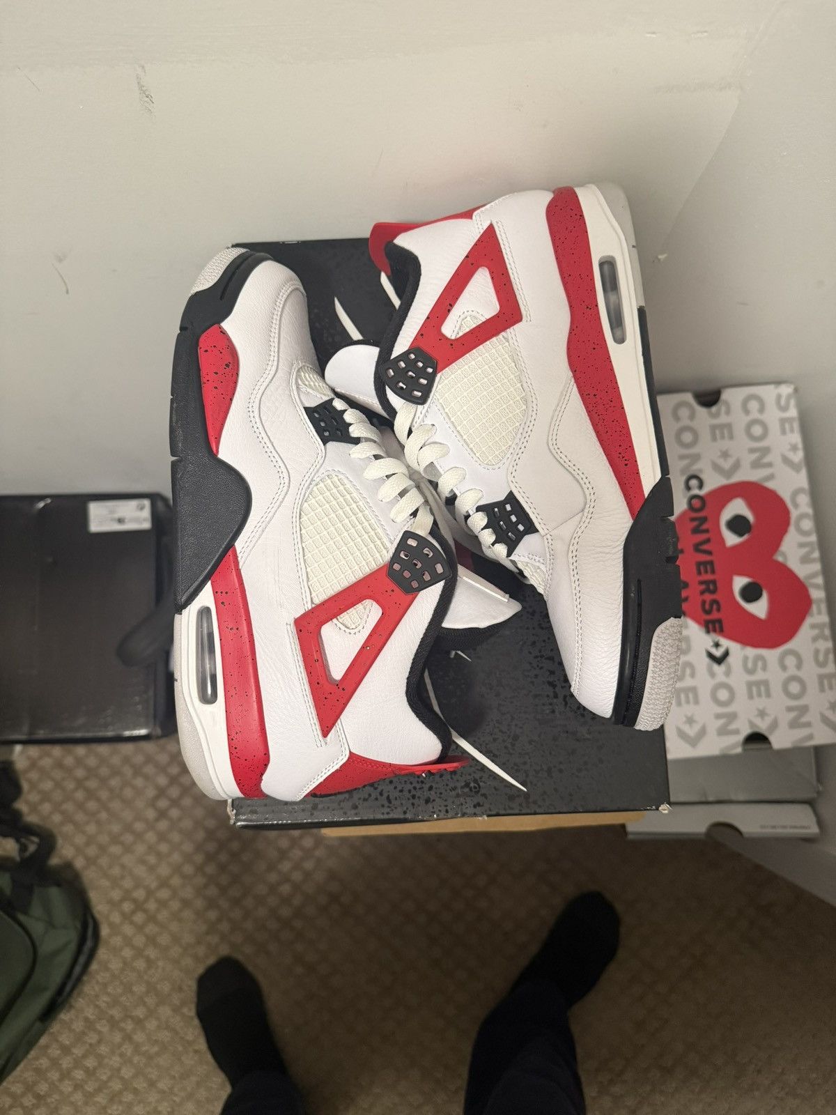 Jordan Brand Air jordan 4s Red cement Size US 8.5 / EU 41-42 - 5 Thumbnail