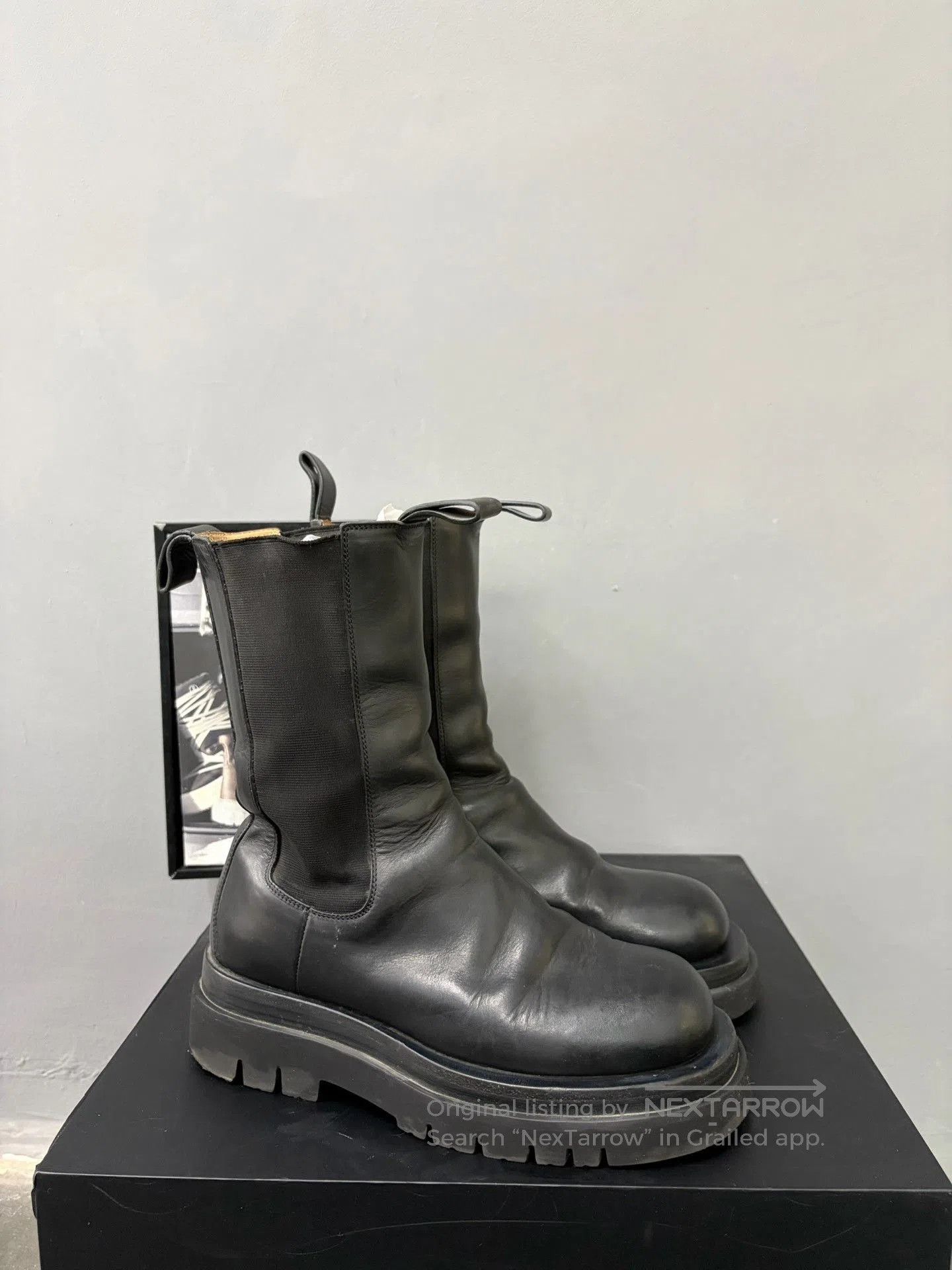 Bottega Veneta Bottega Veneta Lug Sole Chelsea Boots. Size US 7 / IT 37 - 2 Thumbnail