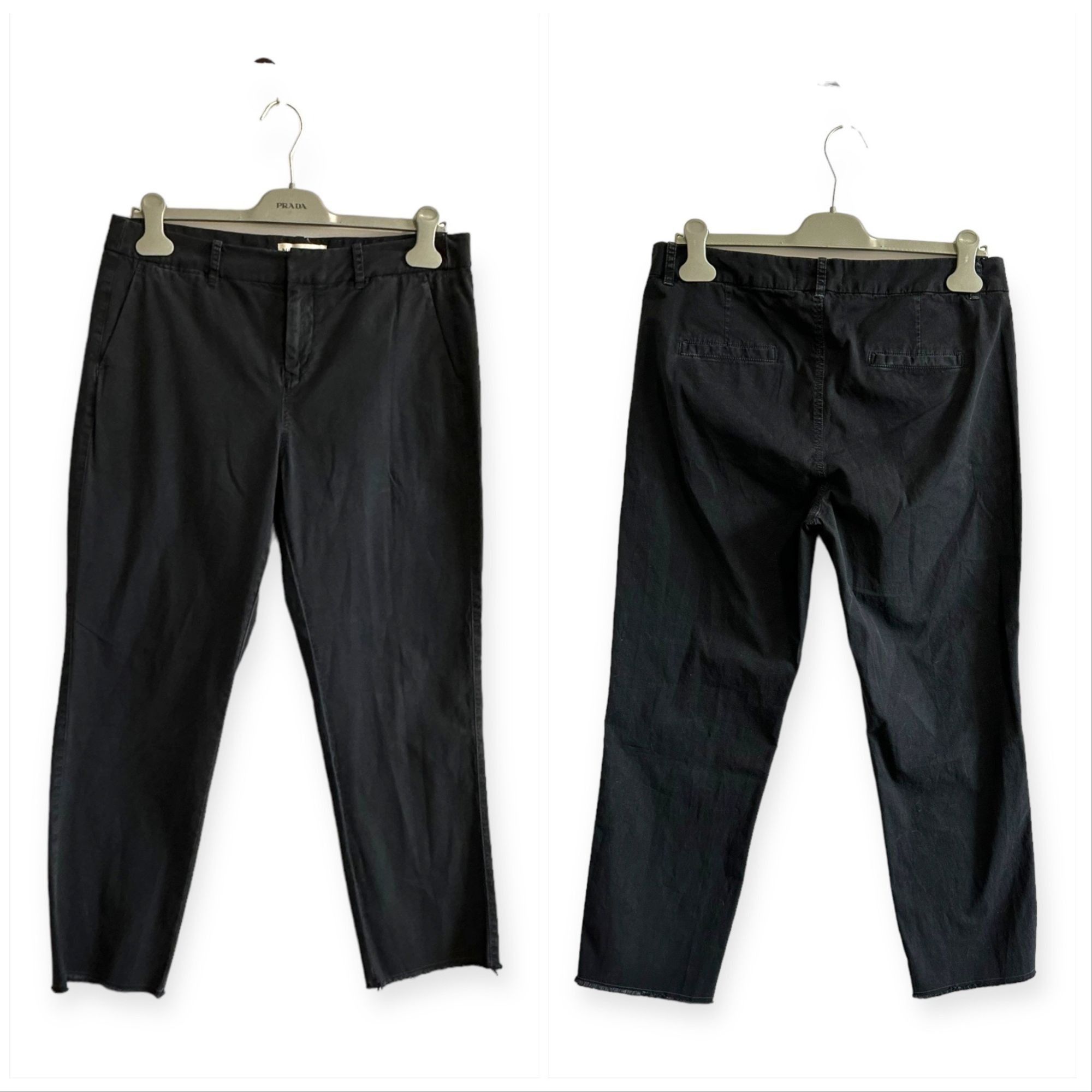 image of Nili Lotan Montauk Pant In Carbon Size 10, New With Tag in Gray/Black, Women's