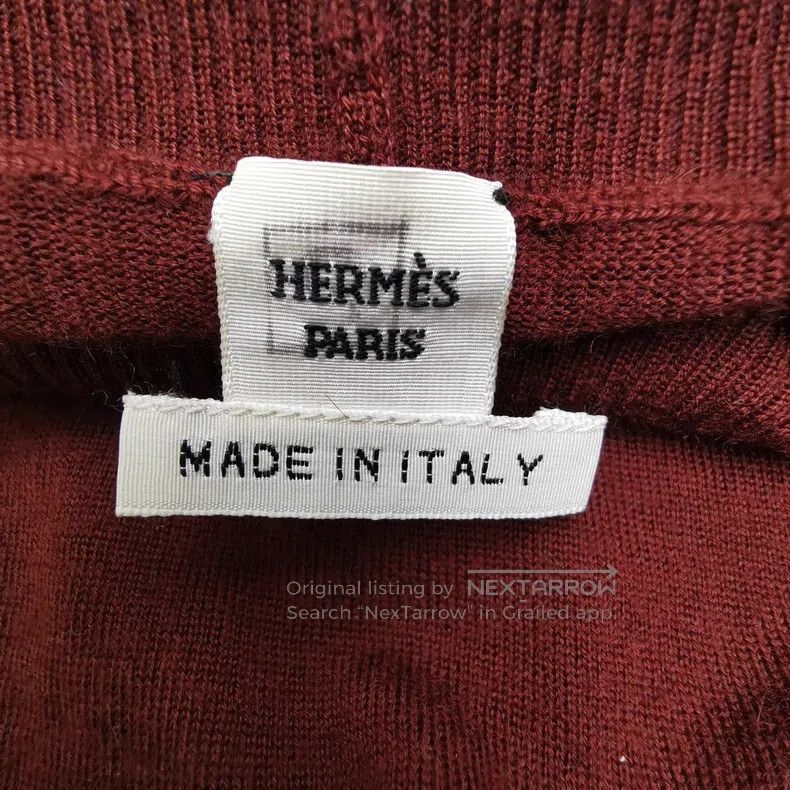 Hermes Hermes Solid Color High Neck Long Sleeve Knit Top Size XS / US 0-2 / IT 36-38 - 5 Thumbnail