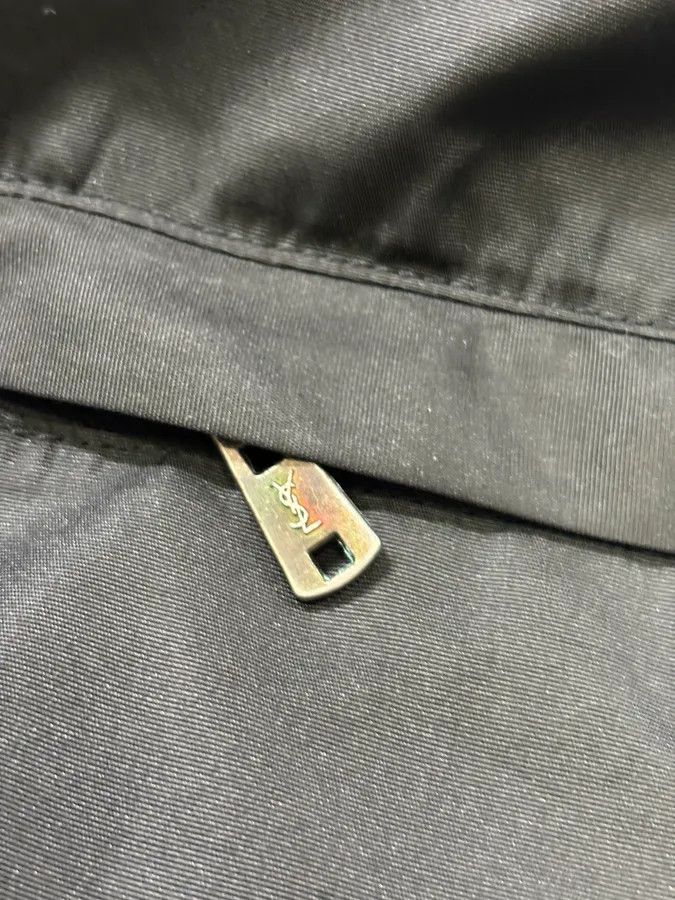 Yves Saint Laurent AW2003 Yves Saint Laurent Black Asymmetrical Classy Windbreaker Jacket Size US M / EU 48-50 / 2 - 7 Thumbnail