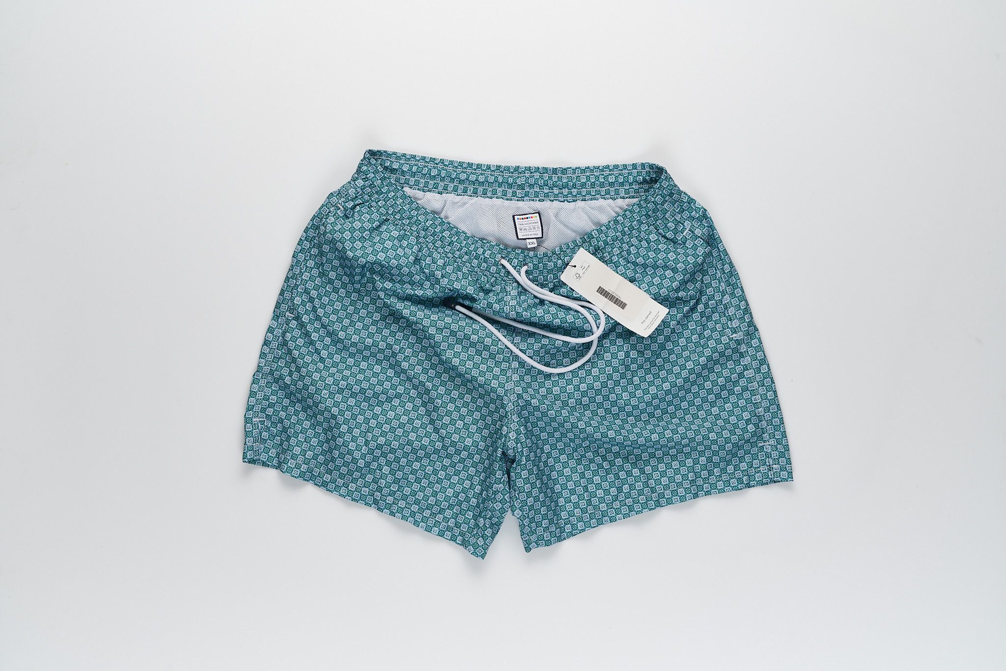 Fedeli Fedeli Blue printed Swim shorts XL Size US 34 / EU 50 - 3 Thumbnail