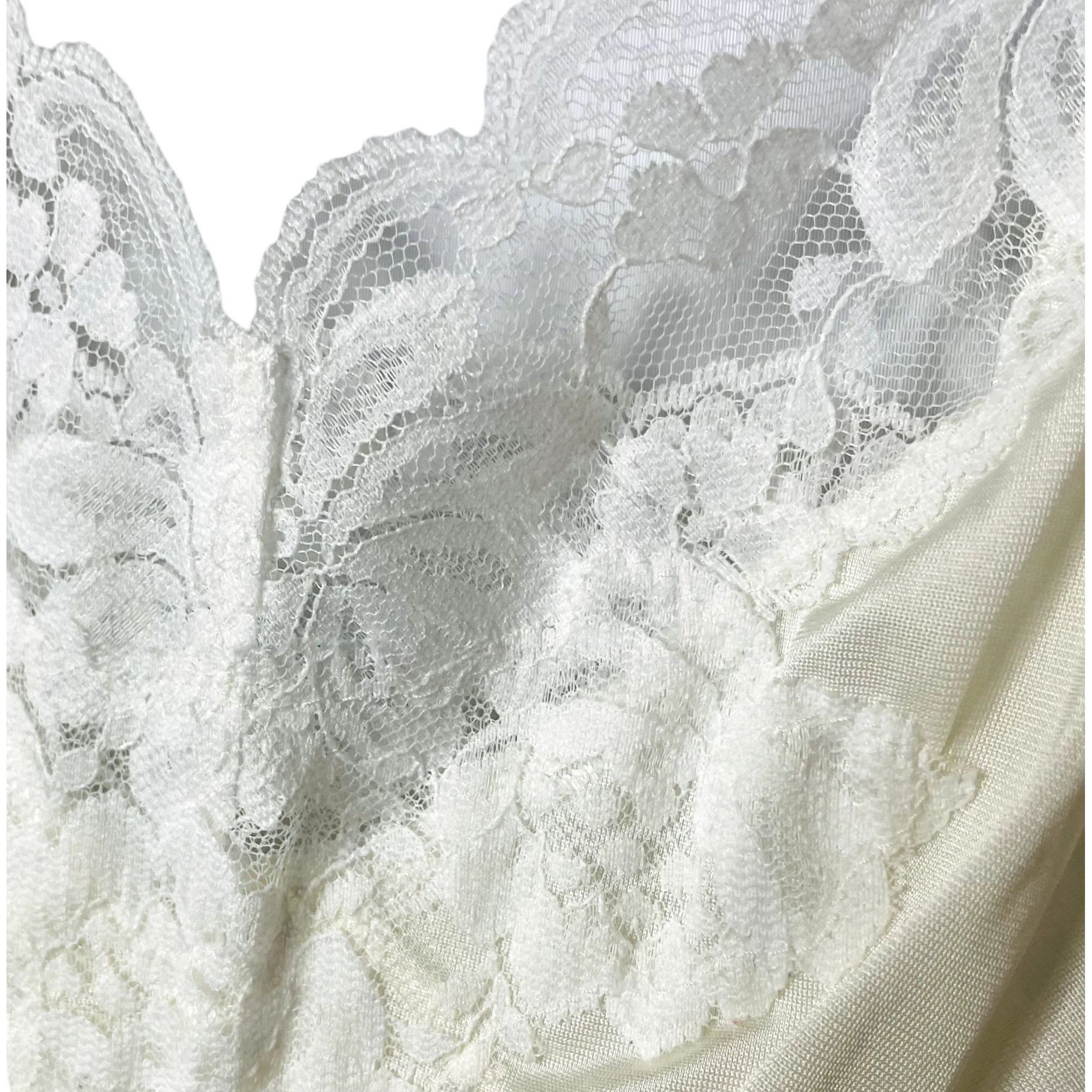 Other Womens Lorraine White Full Slip Underskirt Adjustable Straps Size ONE SIZE - 4 Thumbnail