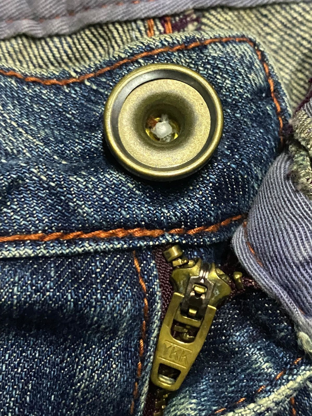 Vintage Japan Brand Made in Nippon Mud Wash Flare Jeans