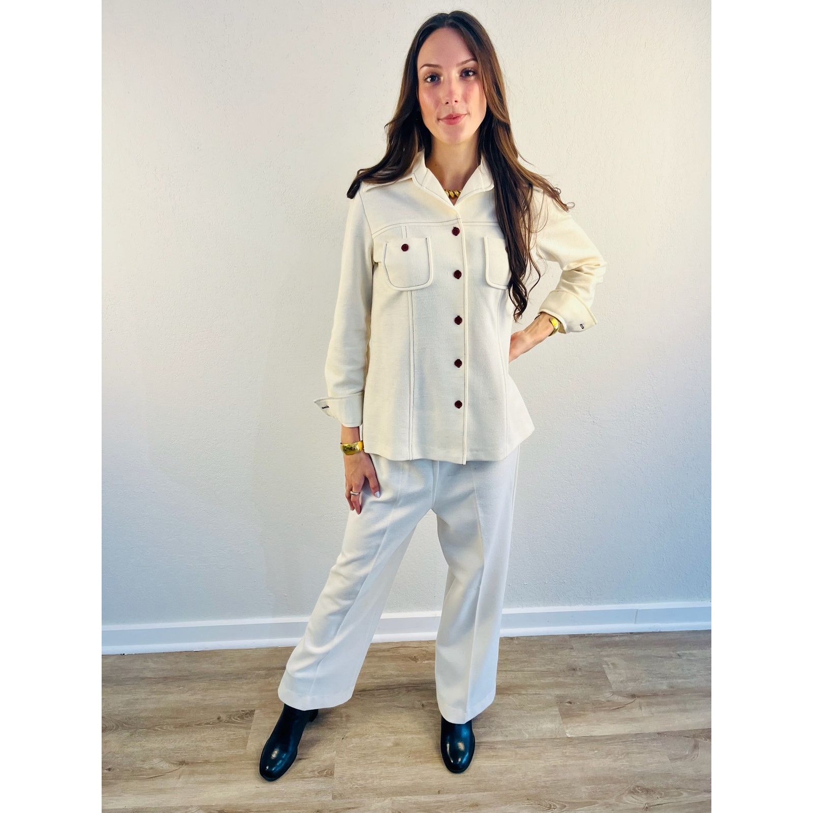 Other 70s Western Inspired Ivory Matching Set Size M / US 6-8 / IT 42-44 - 1 Thumbnail