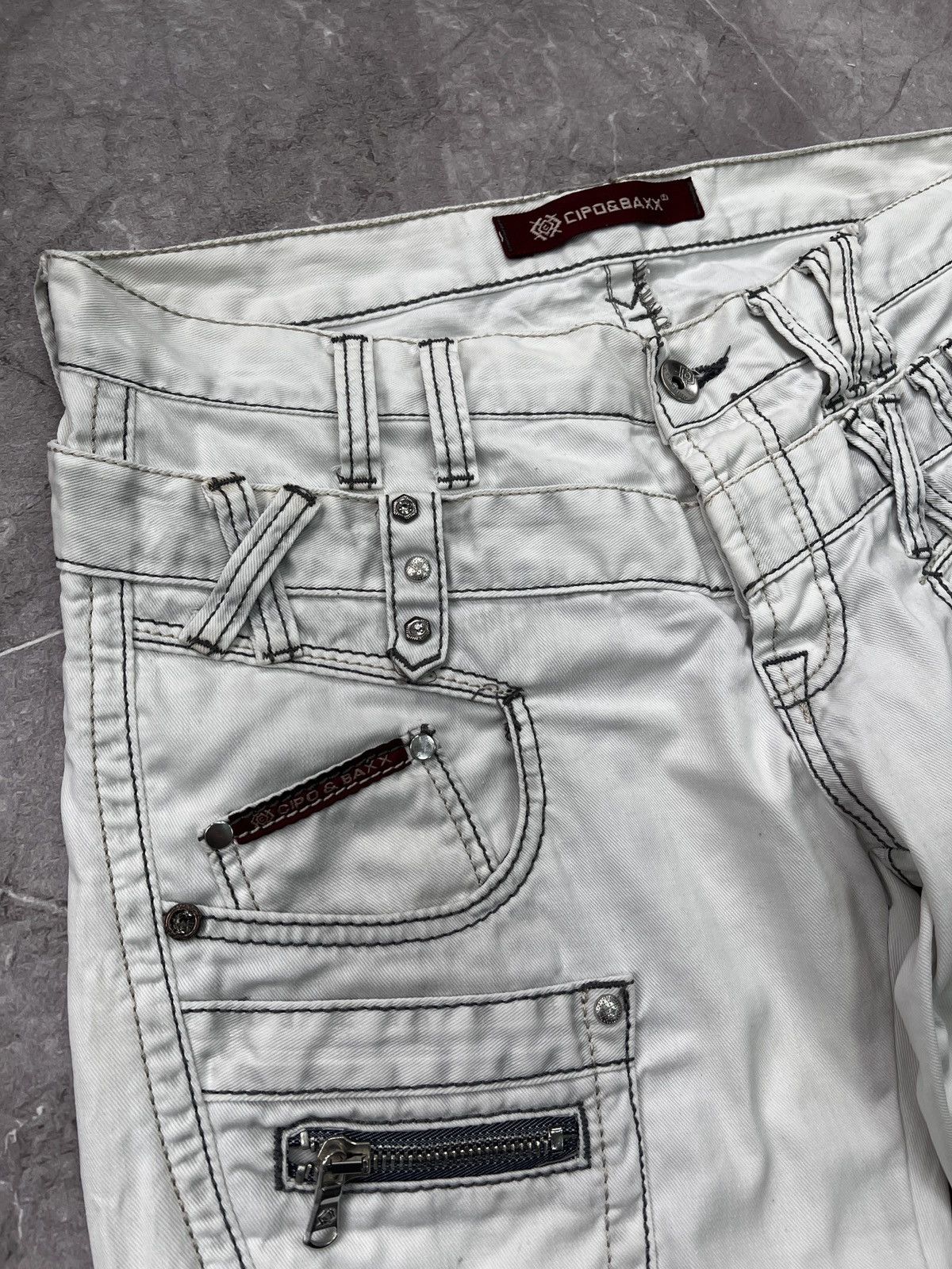 Emporio Armani × If Six Was Nine × Le Grande Bleu (L.G.B.) 2000s Unknown Japanese Bondage Cargo Pants 2k style Size US 34 / EU 50 - 6 Thumbnail