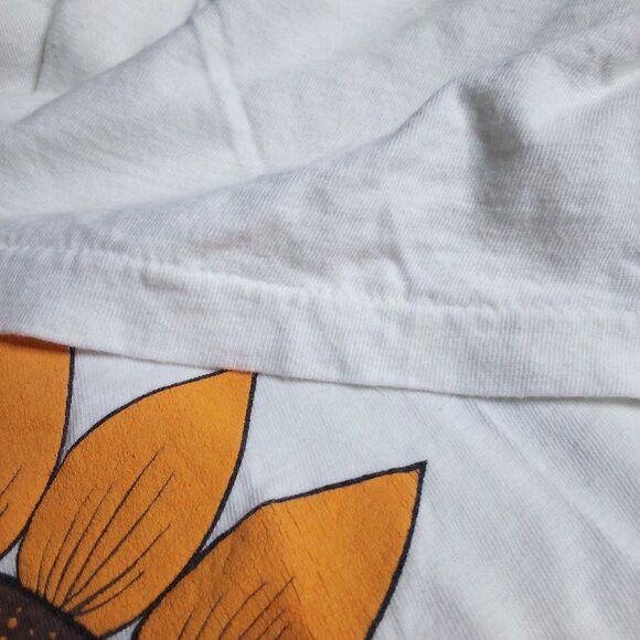 King Vintage 90s LA Surf & Sport Sunflower Los Angeles T-Shirt Size US L / EU 52-54 / 3 - 6 Thumbnail