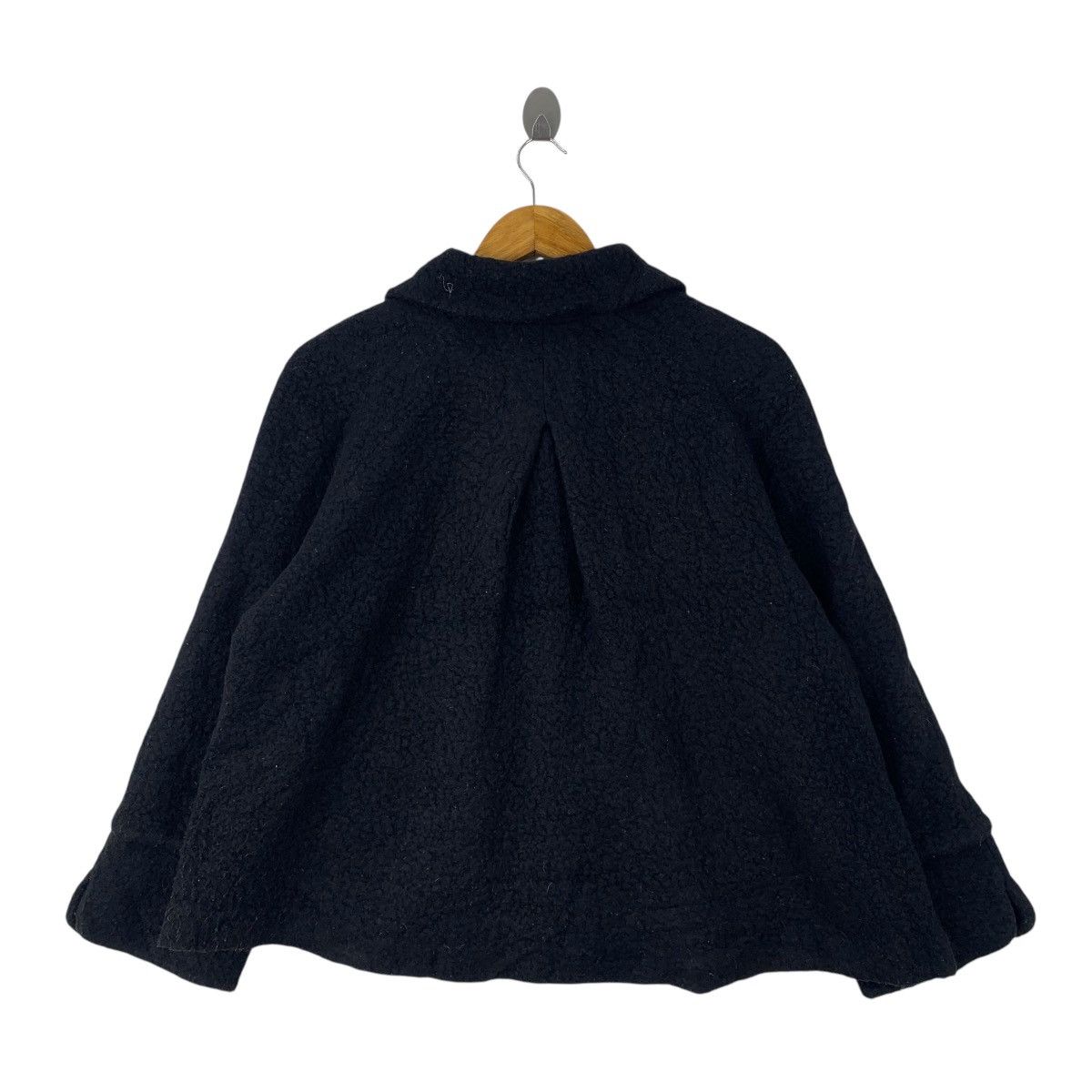 Vintage Vintage ELENAD Italian Designer Wool Peacoat Jacket Size XL / US 12-14 / IT 48-50 - 2 Thumbnail