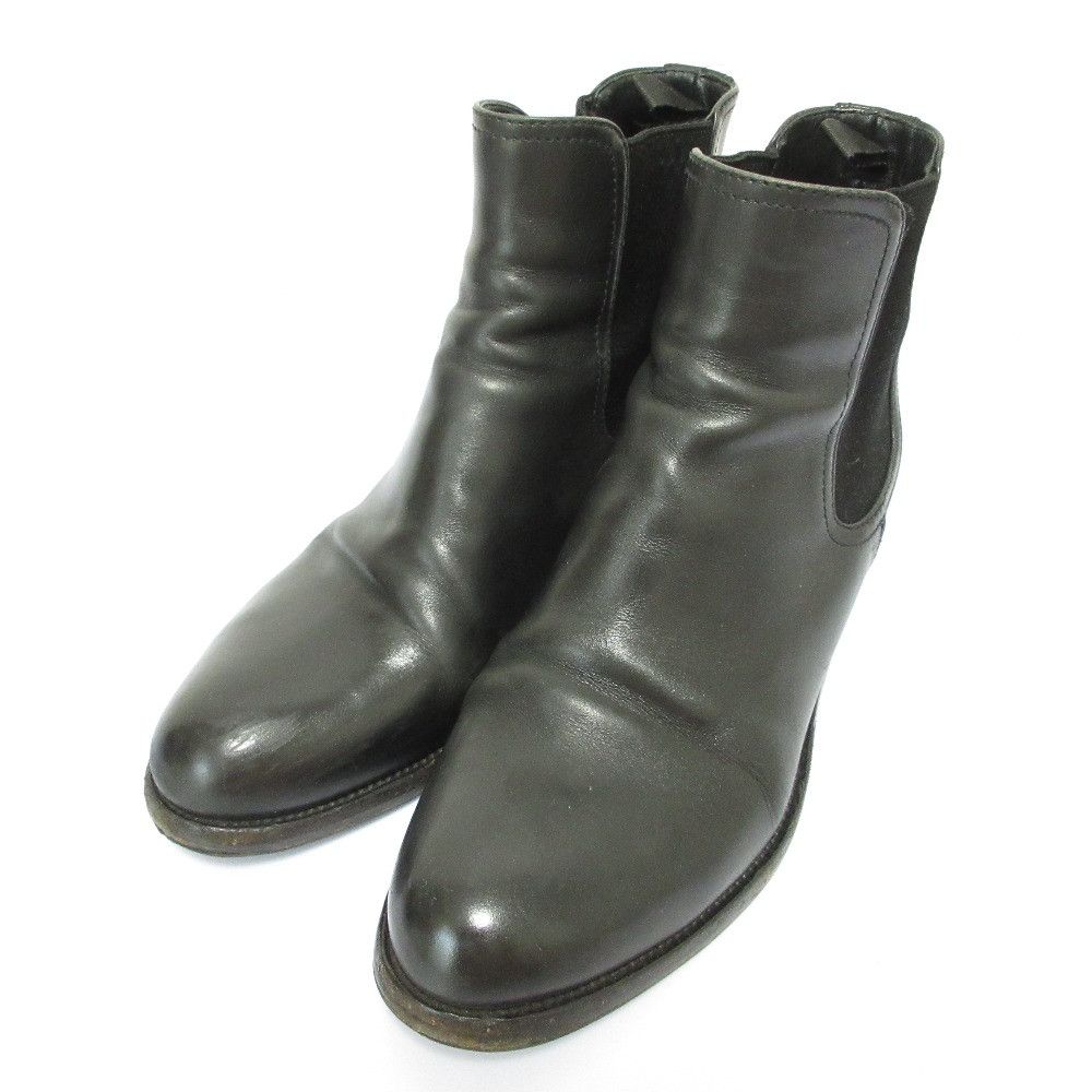 Prada Prada Prada Leather Chelsea Boots Leather Shoes DUTY FREE for USA Size ONE SIZE - 1 Thumbnail