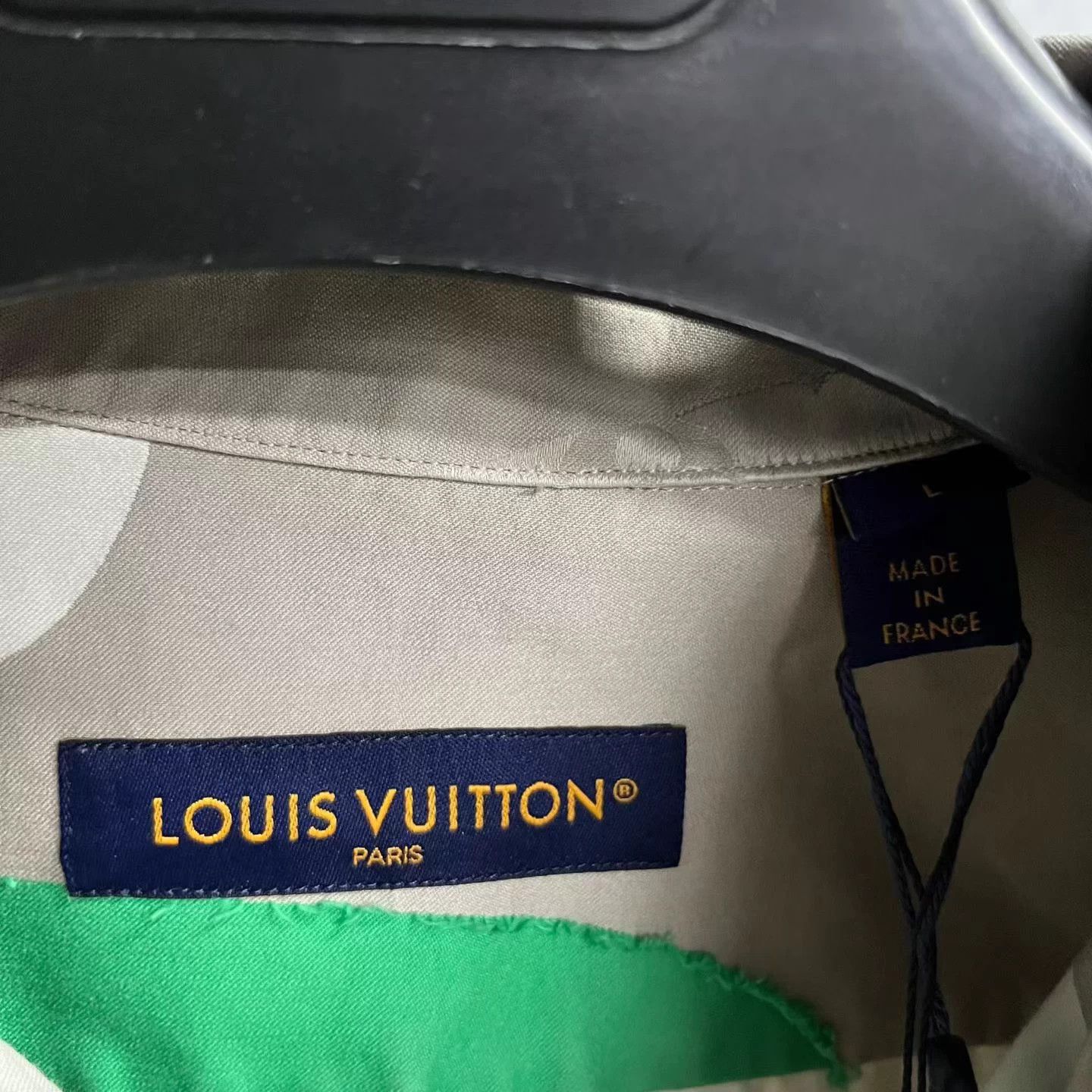 Louis Vuitton LV color block button-front longsleeve shirt L Size US L / EU 52-54 / 3 - 3 Thumbnail