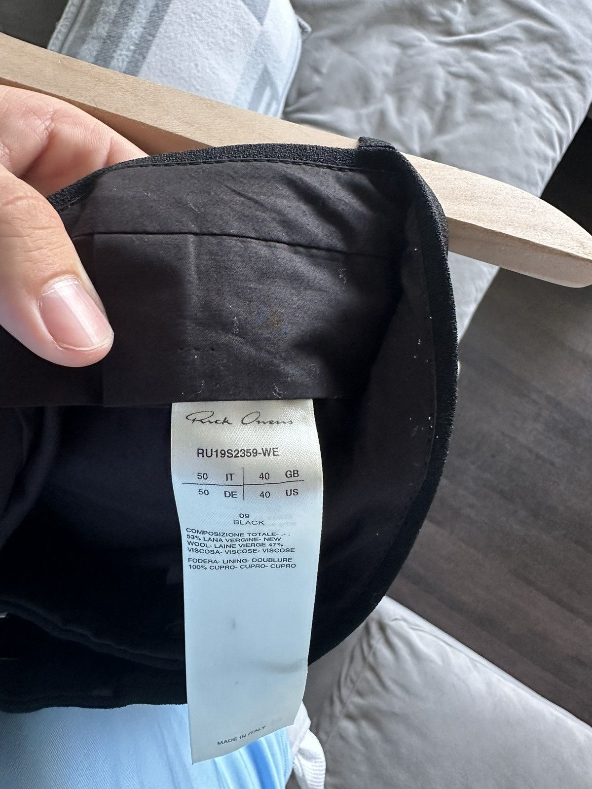 Rick Owens Rick Owen’s cropped trousers Size US 32 / EU 48 - 4 Thumbnail