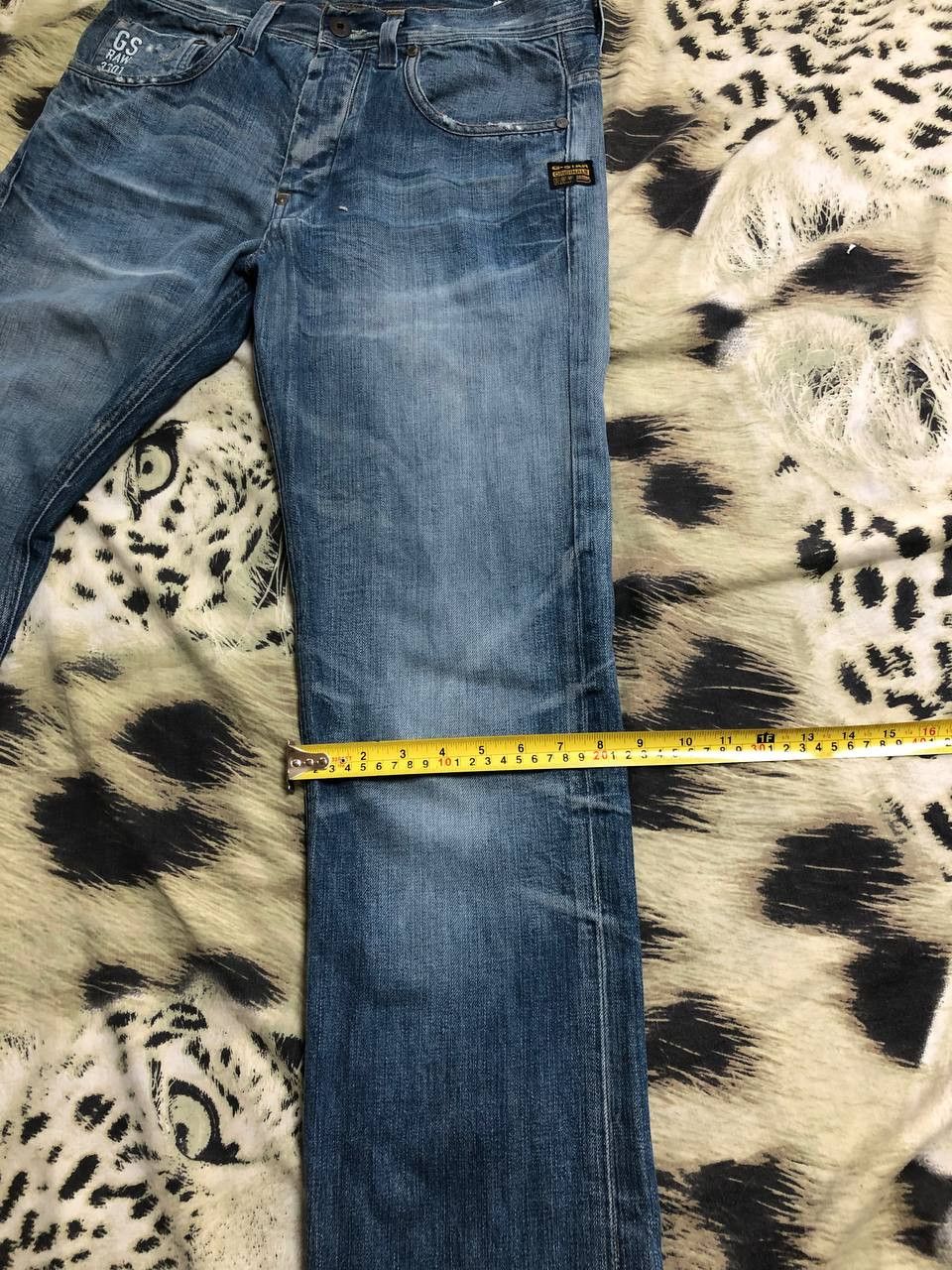 G-Star Vintage distressed jeans Y2K G-Star Raw logo streetwear Size US 30 / EU 46 - 15 Thumbnail