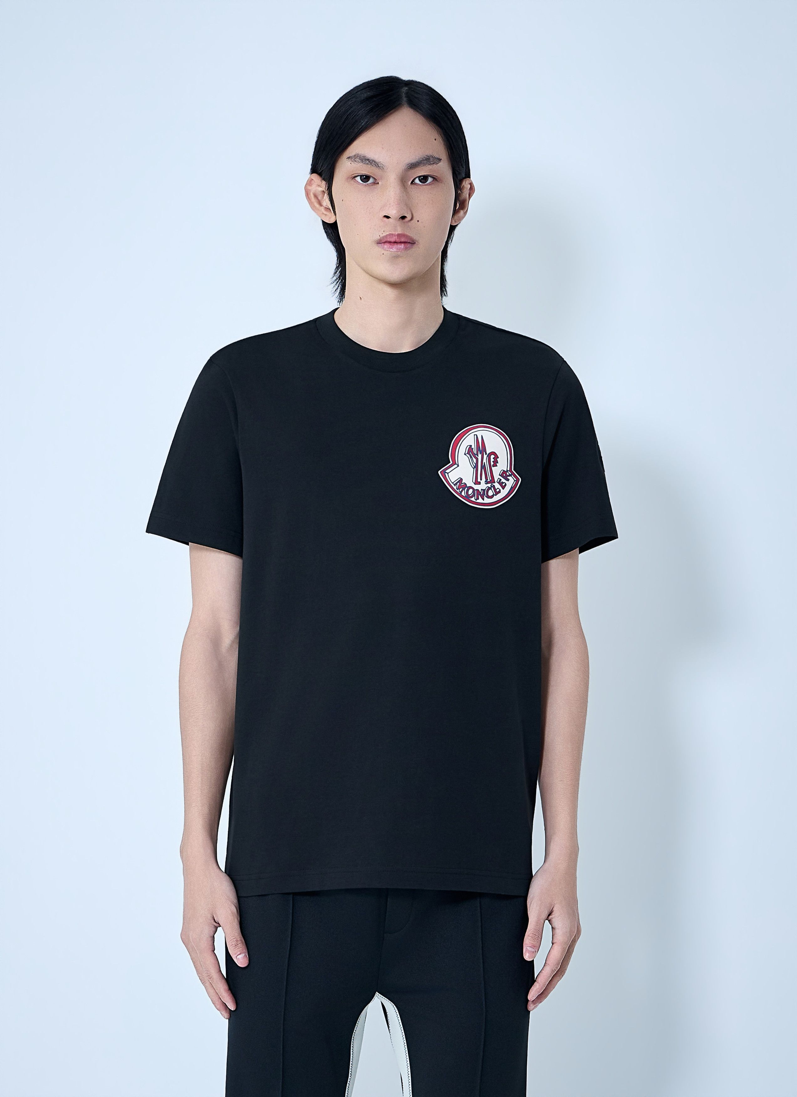 Moncler Embroidered Logo T-Shirt Size US M / EU 48-50 / 2 - 1 Thumbnail