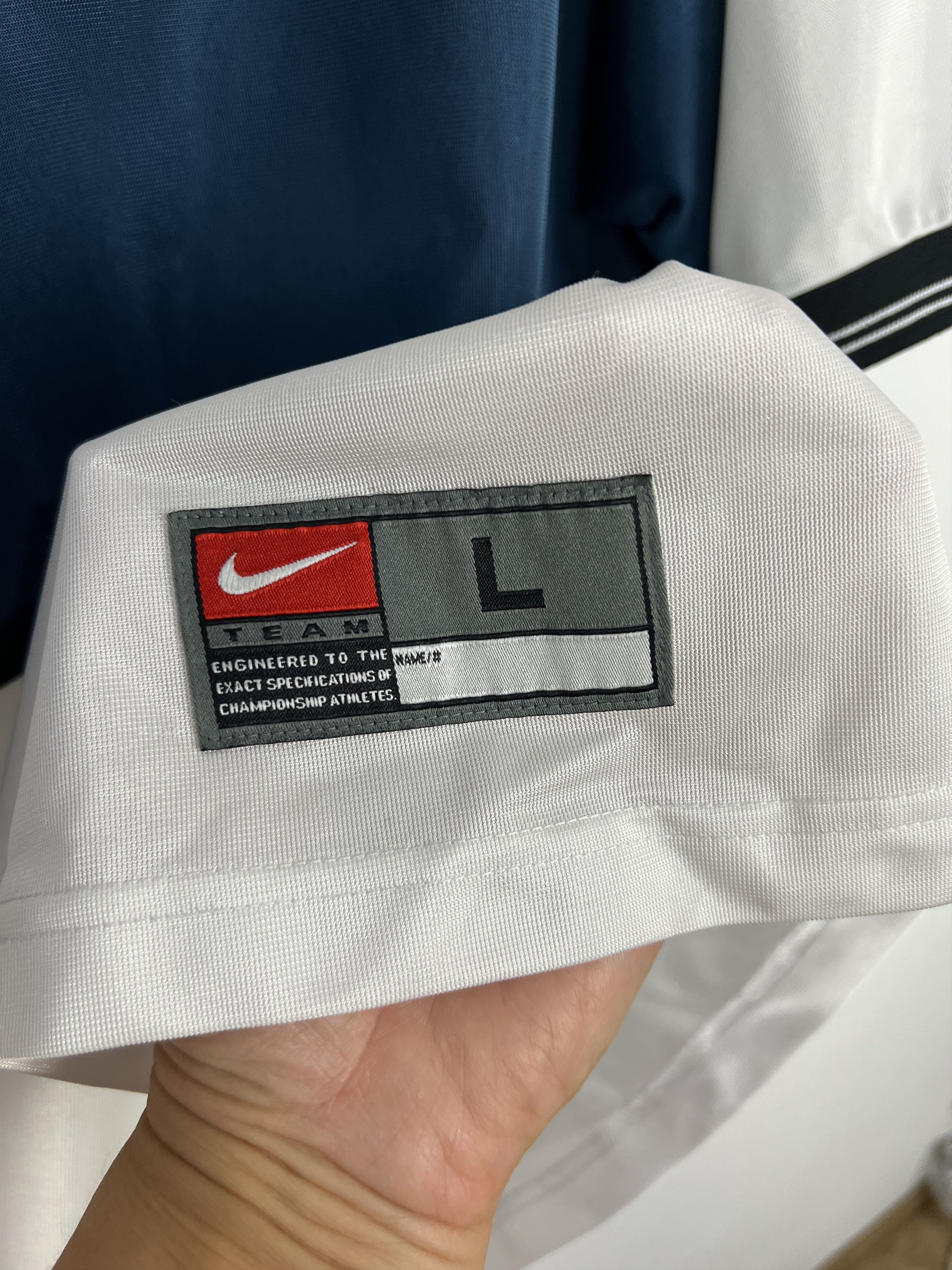Nike Vintage 90's Nike Football Template Shirt Soccer Jersey Size US L / EU 52-54 / 3 - 4 Thumbnail