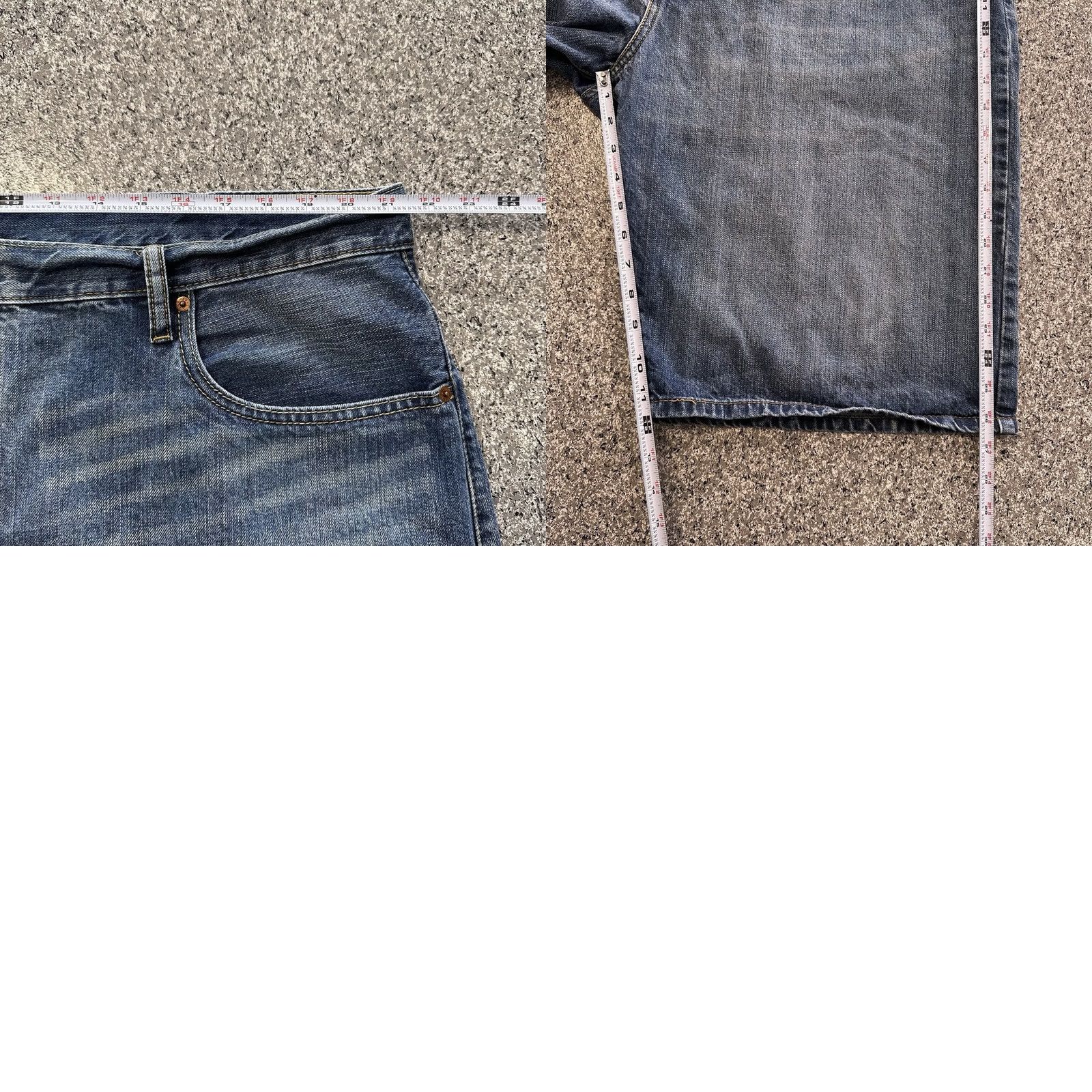 Levi's Levi's Shorts Denim Mens 42x12 Relaxed Fit Dark Wash Denim Shorts Mens 42 Levi's Size US 42 / EU 58 - 8 Thumbnail