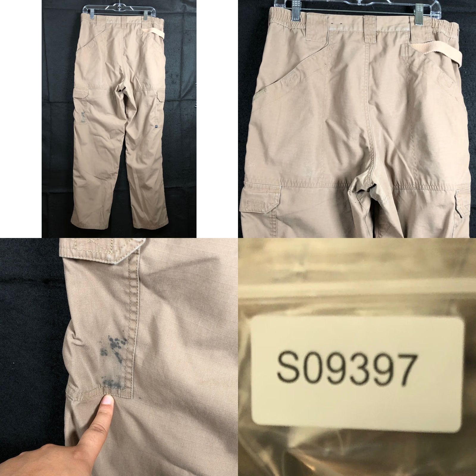 Vintage 5.11 Tactical Mens Pants Tan Utility Pockets Workwear Straight Leg 34x32 Size US 34 / EU 50 - 8 Thumbnail