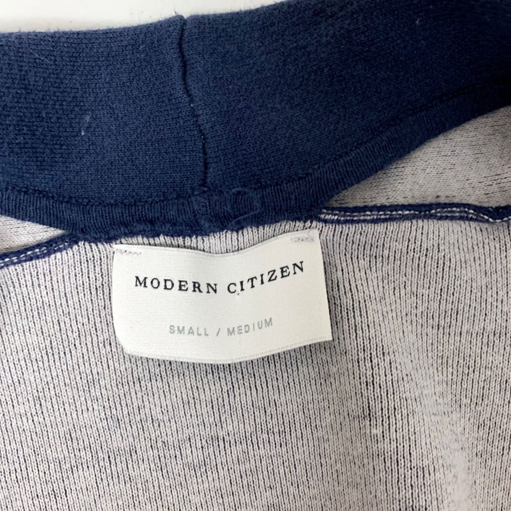 Citizen Modern Citizen Sweater Womens S Cardigan Navy Longline Open Front Knit Size S / US 4 / IT 40 - 4 Thumbnail